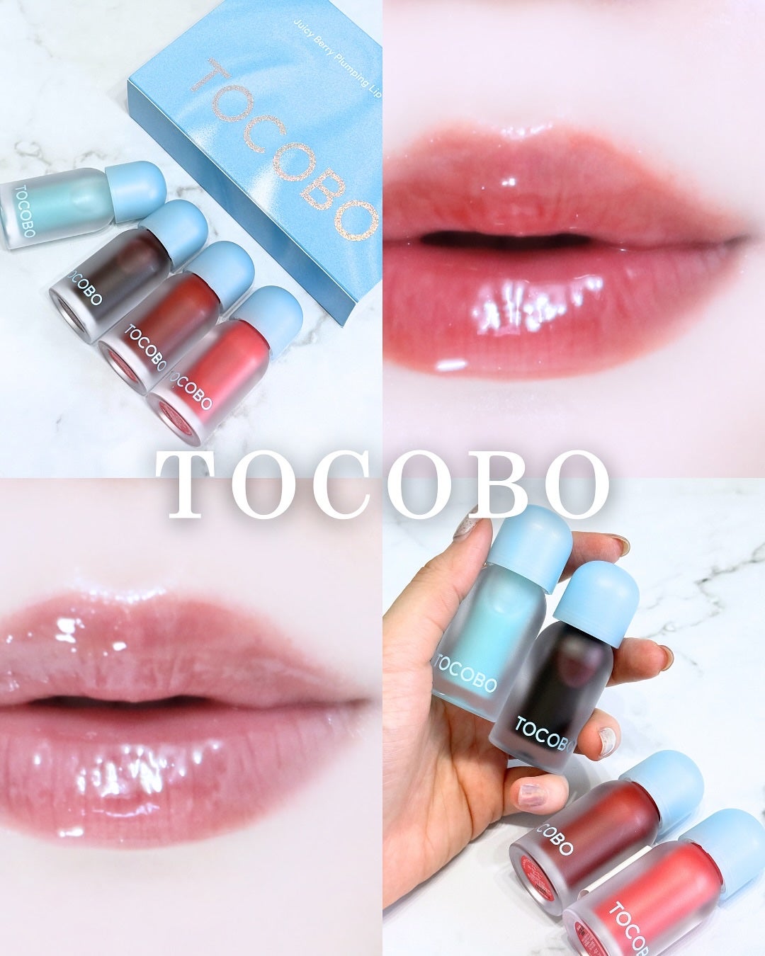 ジューシーベリープランピングリップオイル/TOCOBO/リップグロスを使ったクチコミ(1枚目)