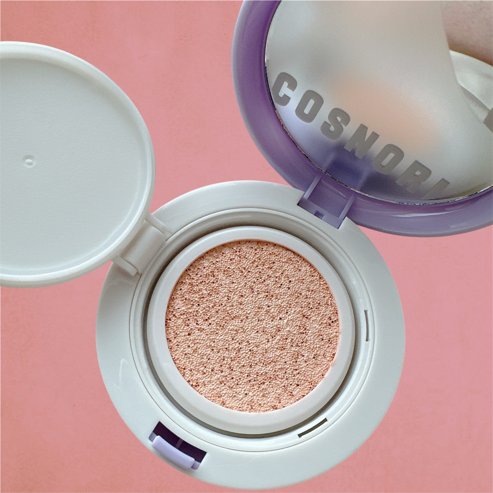 パンテノールバリアクッション/COSNORI/クッションファンデーションを使ったクチコミ（3枚目）