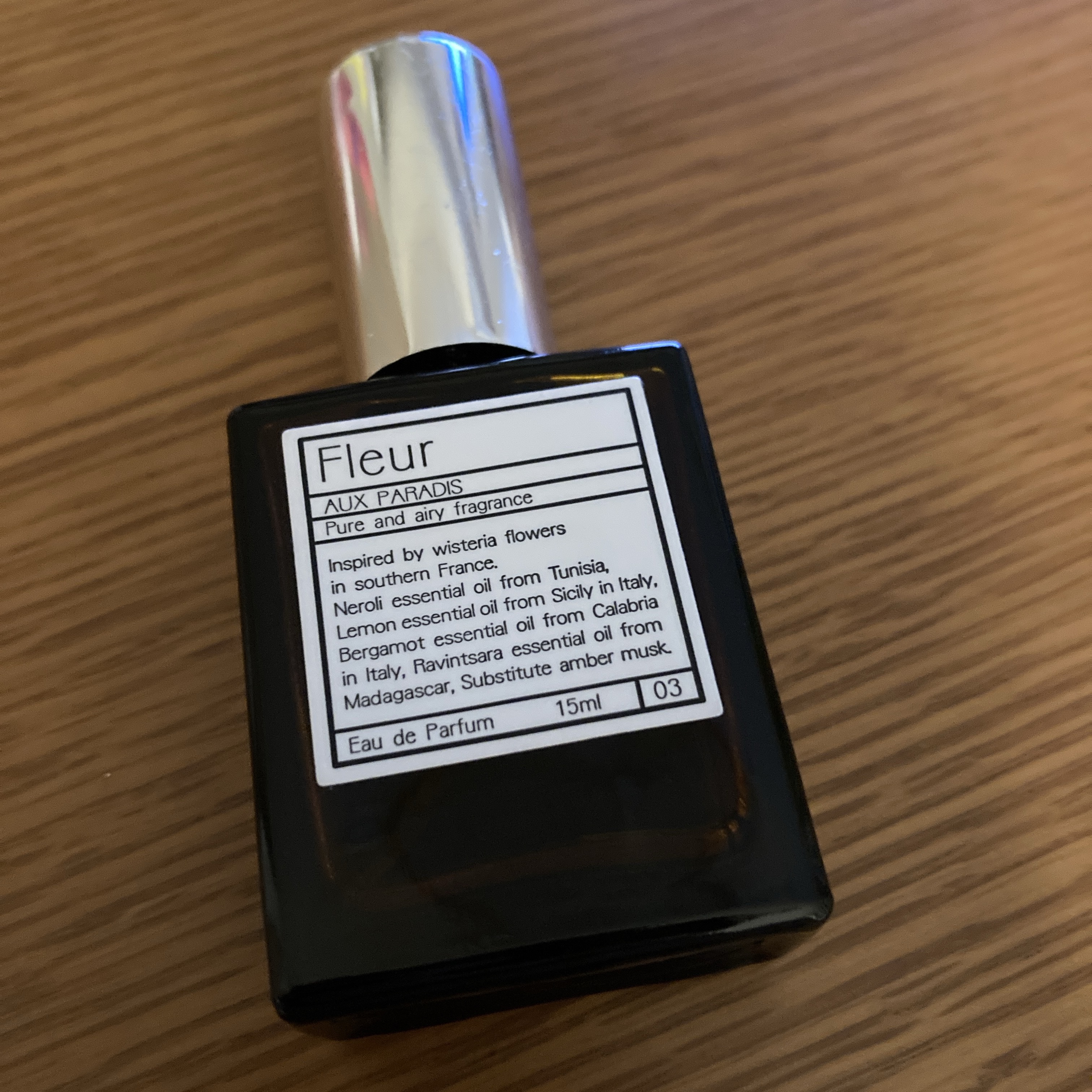 オードパルファム　#03 Fleur〔フルール〕 15ml/AUX PARADIS/香水(レディース)を使ったクチコミ（1枚目）