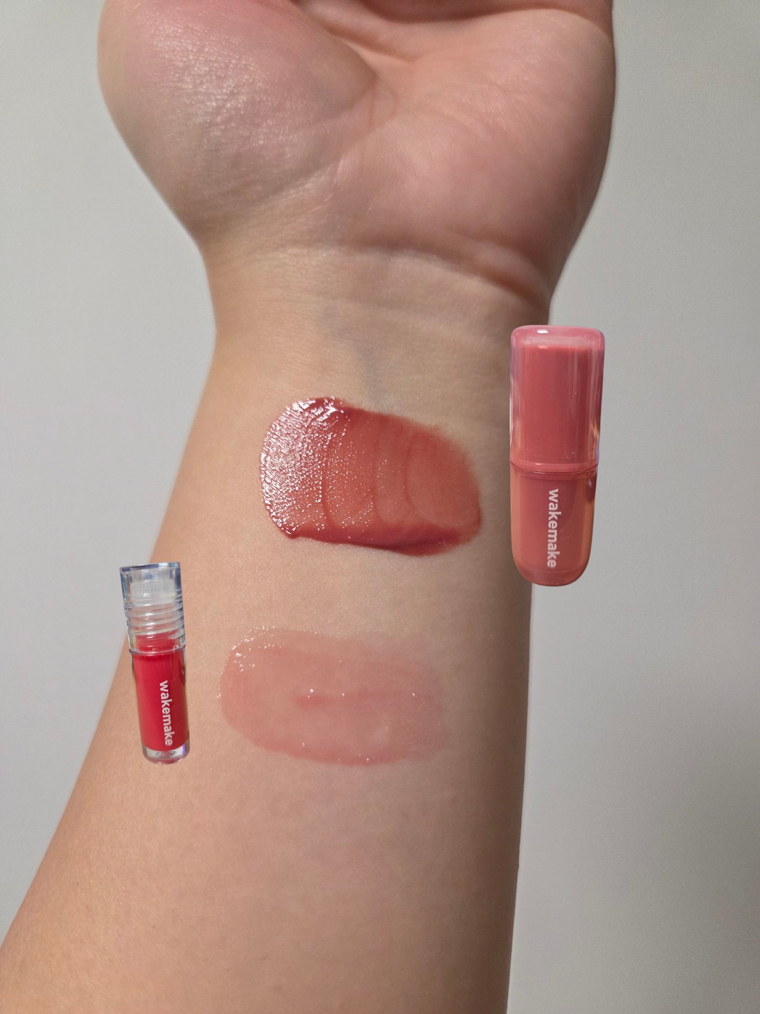 ウォータフルグロウティント 08 ロジスト/wakemake/リップティントを使ったクチコミ（3枚目）