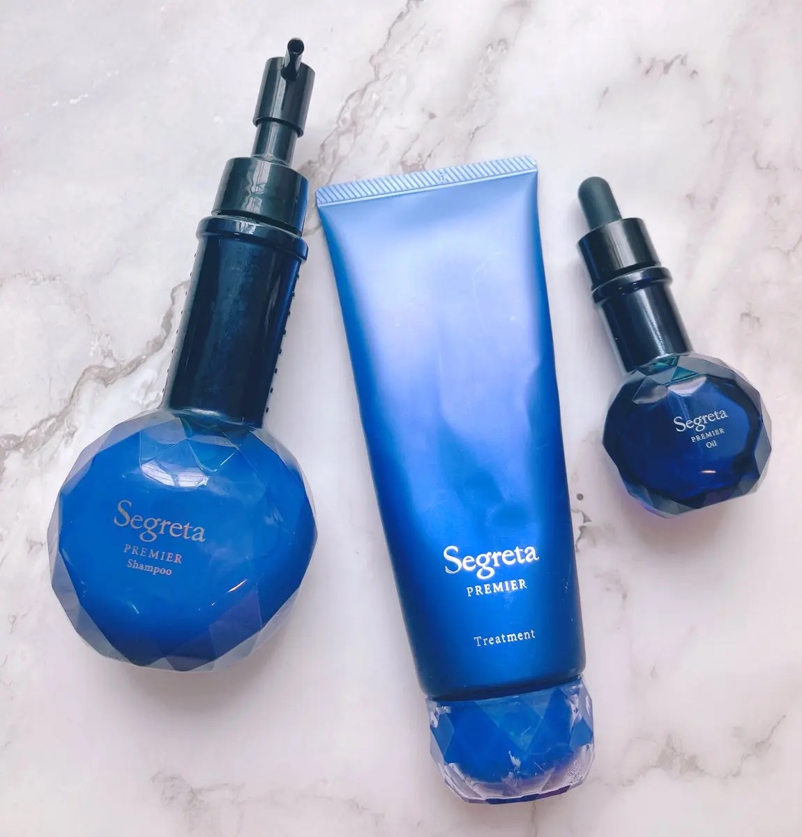 セグレタ プレミア 凝縮美容液シャンプー/質感変化トリートメント/セグレタ/市販シャンプーを使ったクチコミ（1枚目）