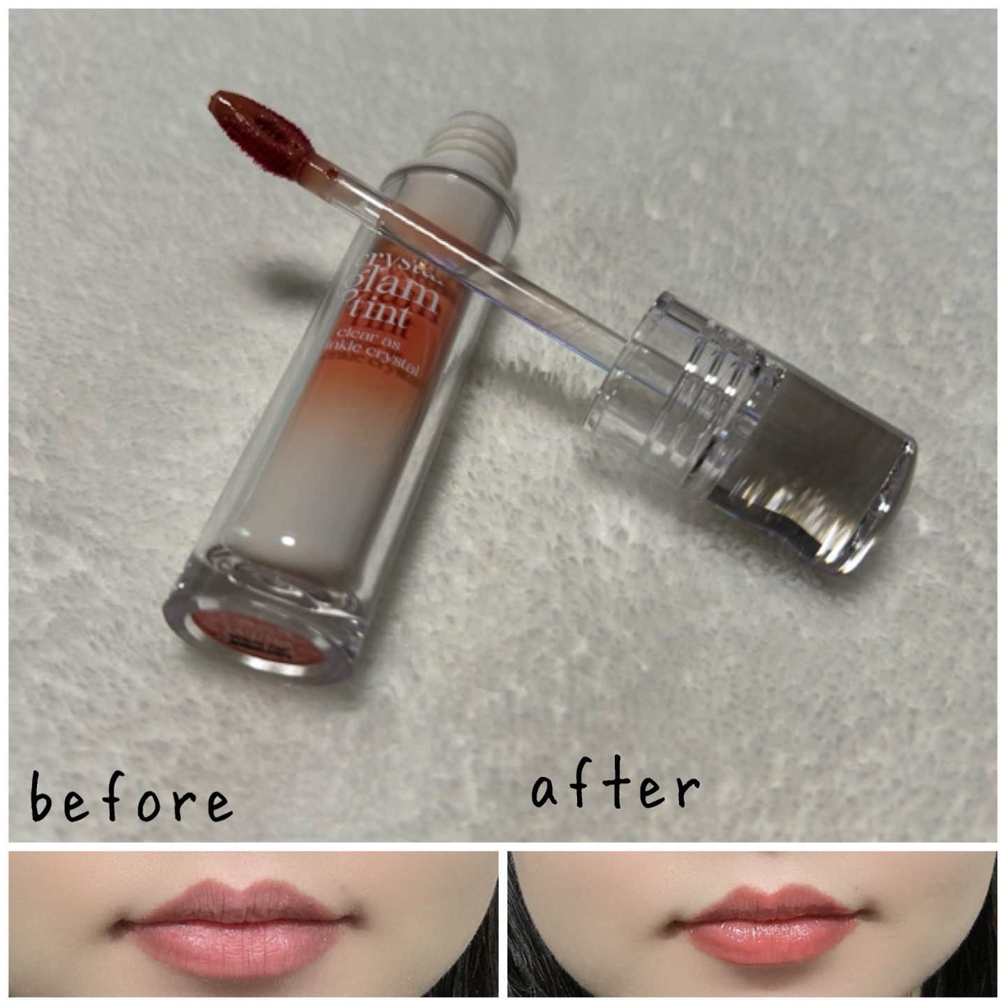 クリスタル グラム ティント/CLIO/リップティントを使ったクチコミ（3枚目）