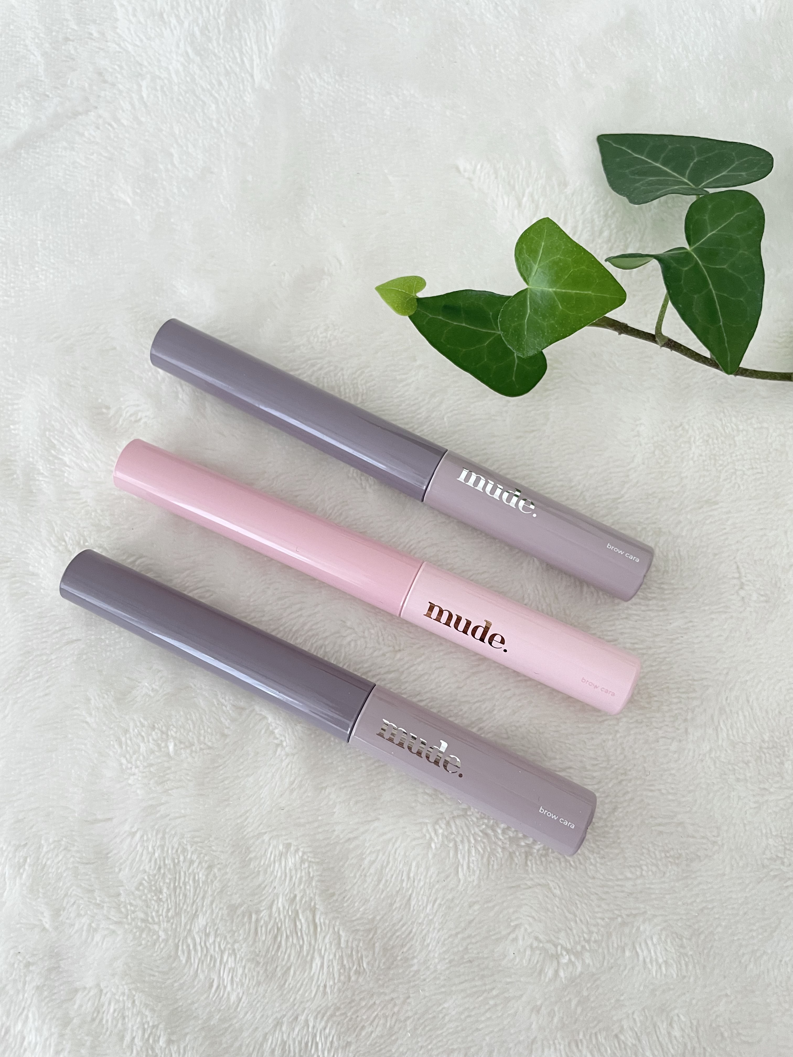 インスパイアスキニーブロウカラ/mude./眉マスカラを使ったクチコミ（1枚目）
