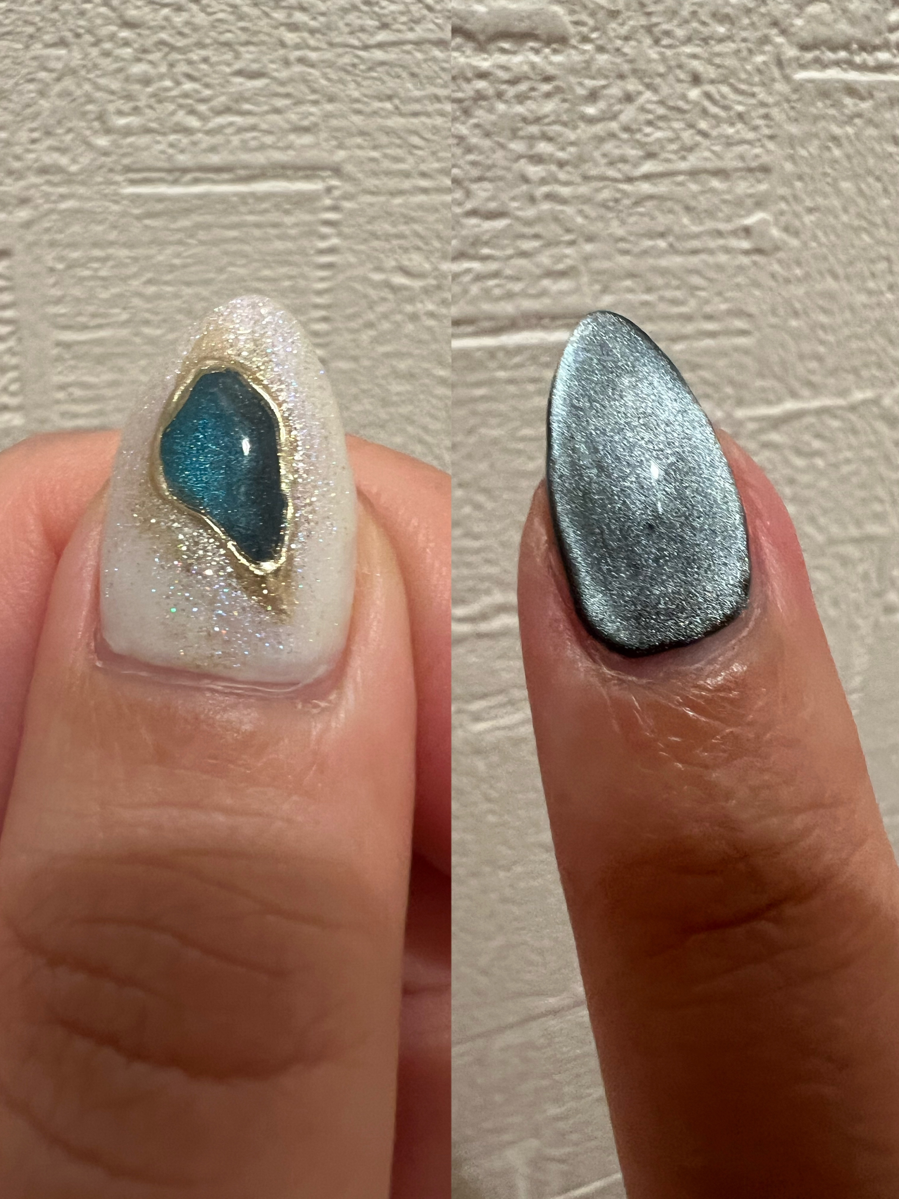 ジェルネイル（ライト対応）/セリア/ジェルネイルを使ったクチコミ（2枚目）