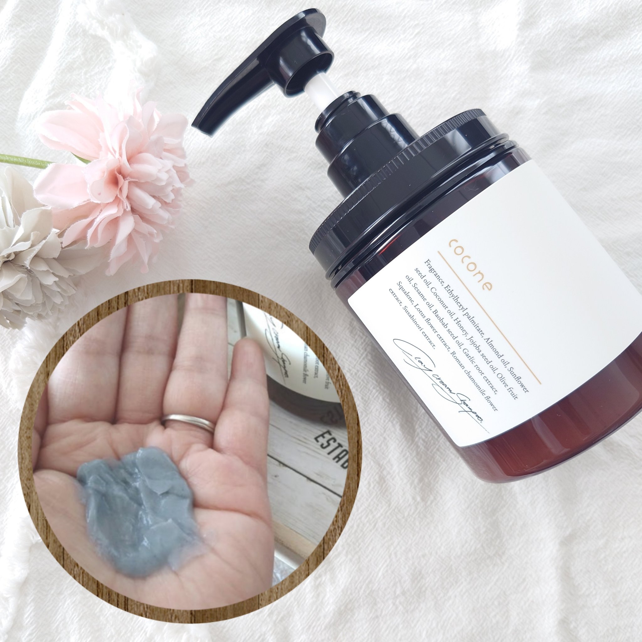 クレイクリームシャンプー（モイスト）/cocone/市販シャンプーを使ったクチコミ（3枚目）