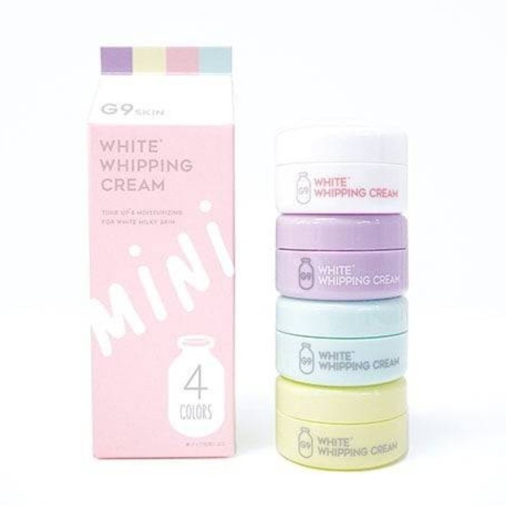 WHITE WHIPPING CREAM mini 4color/G9SKIN/化粧下地を使ったクチコミ（1枚目）
