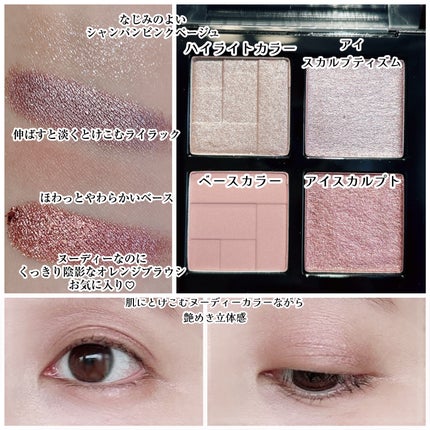 アイスカルプト/shu uemura/アイシャドウパレットを使ったクチコミ(3枚目)