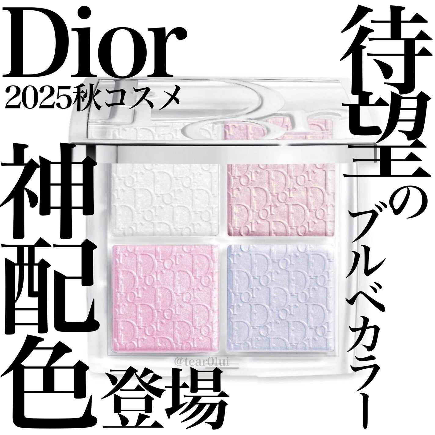 ディオール バックステージ フェイス グロウ パレット/Dior/ハイライトを使ったクチコミ(1枚目)