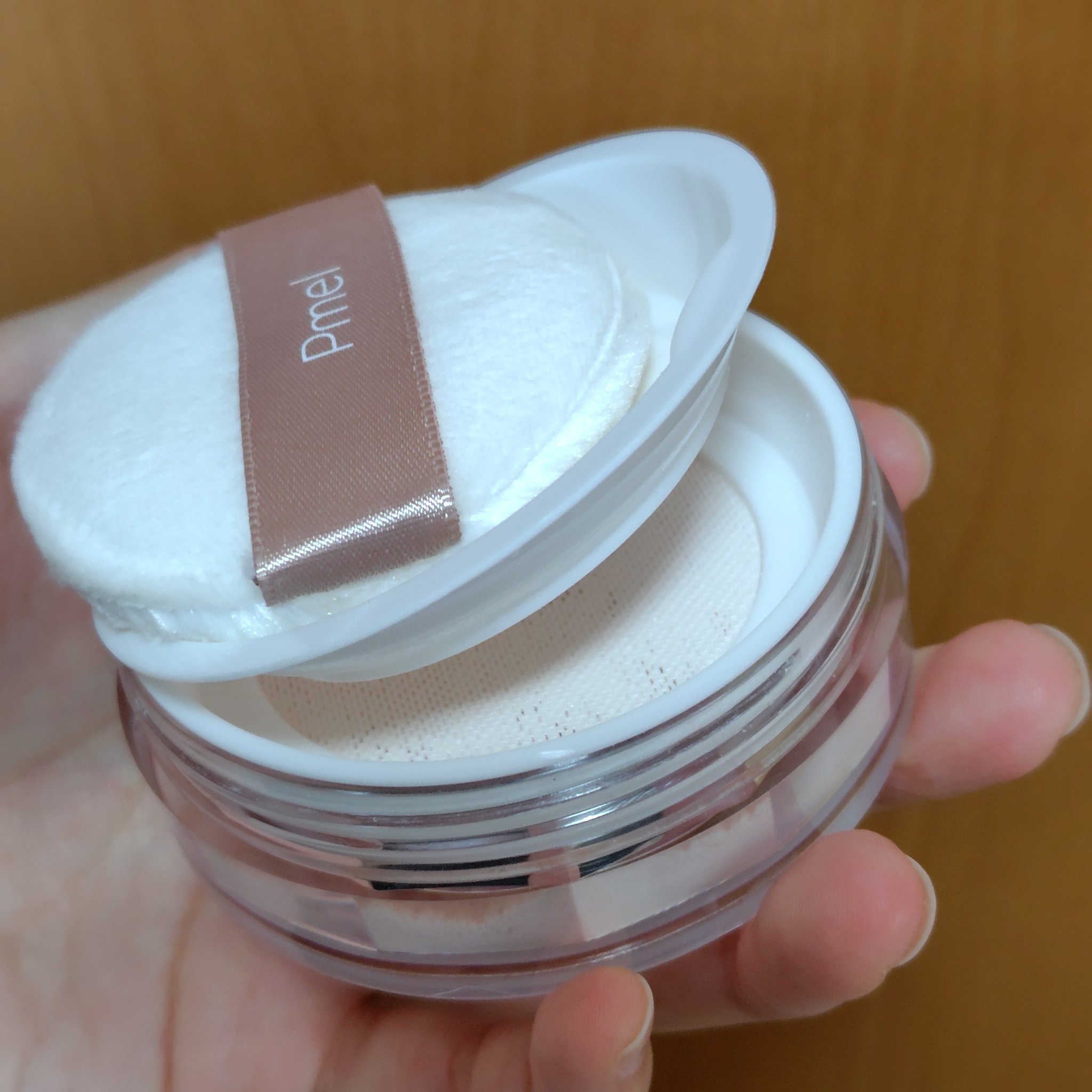 ピメル　あざむきパウダー　ルーセントピンク/pdc/フェイスパウダーを使ったクチコミ（2枚目）