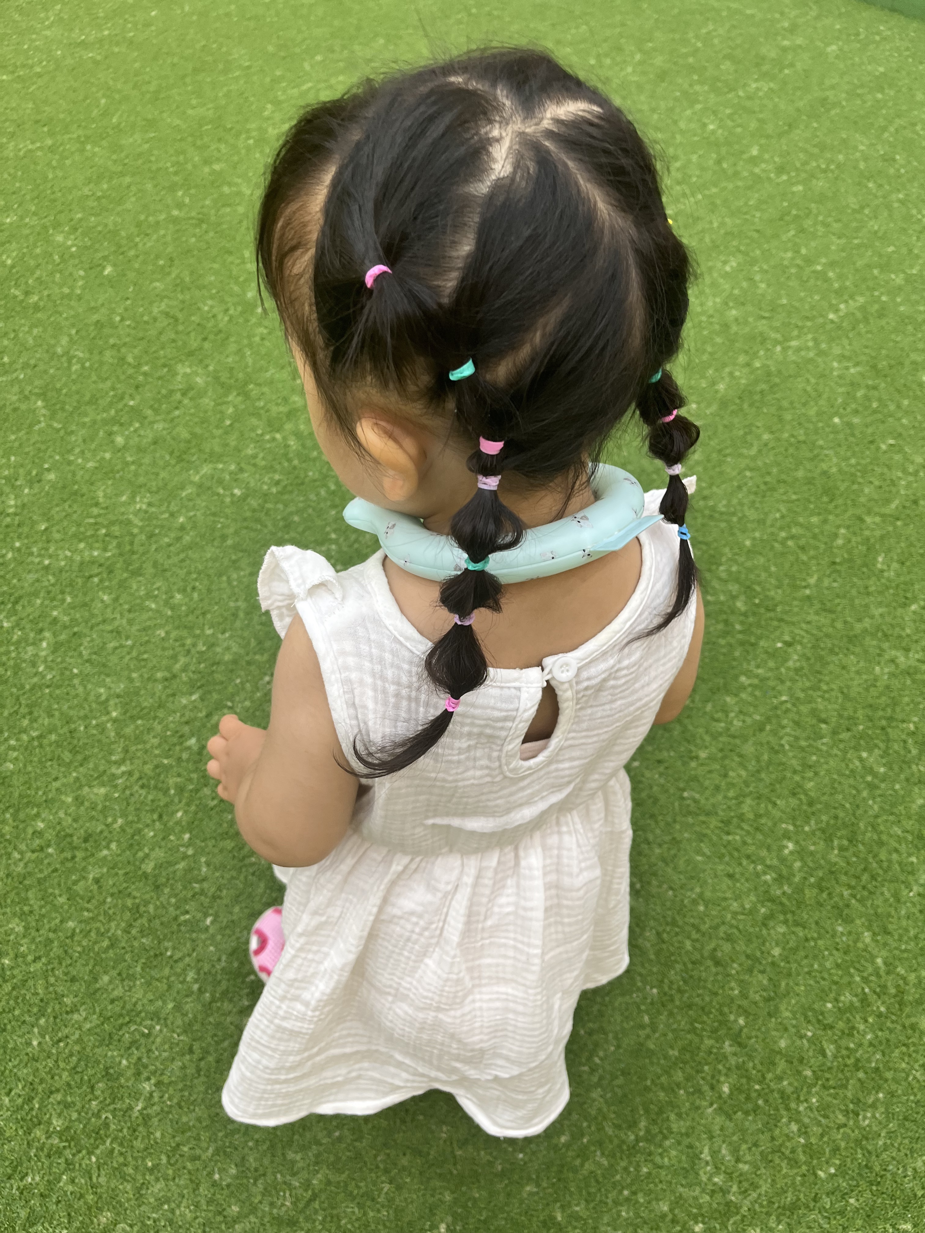 からまないゴム(100本入)/DAISO/ヘアアクセサリーを使ったクチコミ（1枚目）