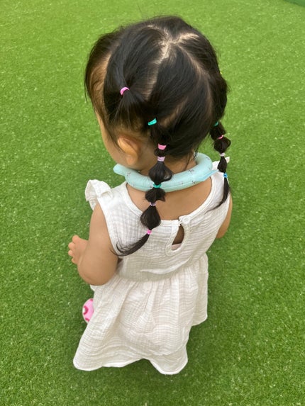 からまないゴム(100本入)/DAISO/ヘアアクセサリーを使ったクチコミ(1枚目)