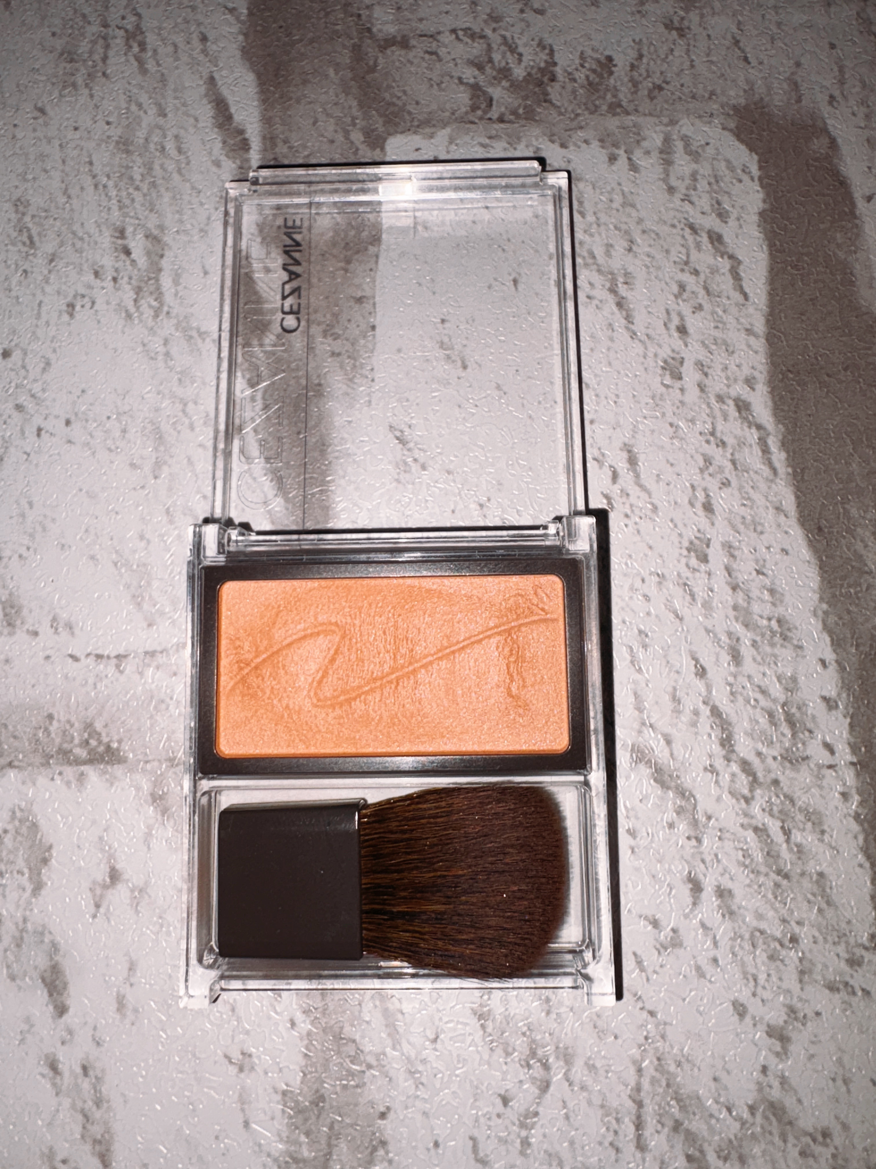 チークブラッシュ/CEZANNE/パウダーチークを使ったクチコミ（1枚目）