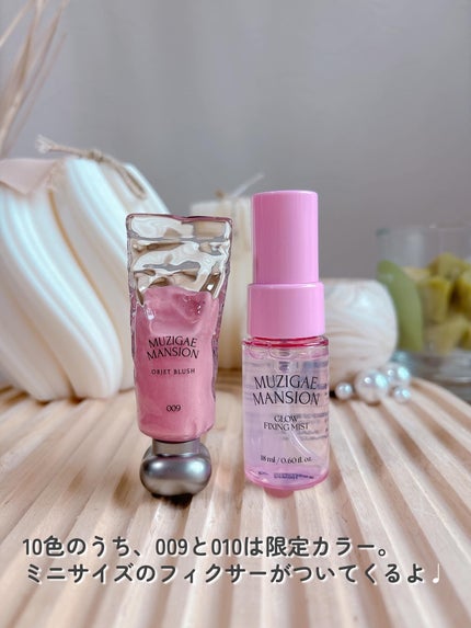 オブジェブラッシュ/MUZIGAE MANSION/リキッドチークを使ったクチコミ(4枚目)
