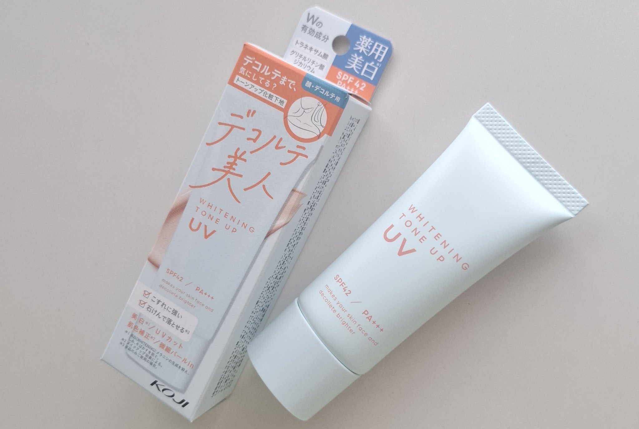 美白トーンアップUV/コージー/日焼け止めミルクを使ったクチコミ（1枚目）