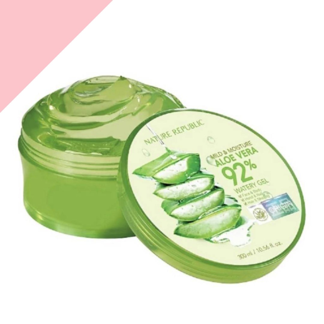 マイルド＆モイスチャーアロエジェル/ネイチャーリパブリック/ボディローションを使ったクチコミ（1枚目）