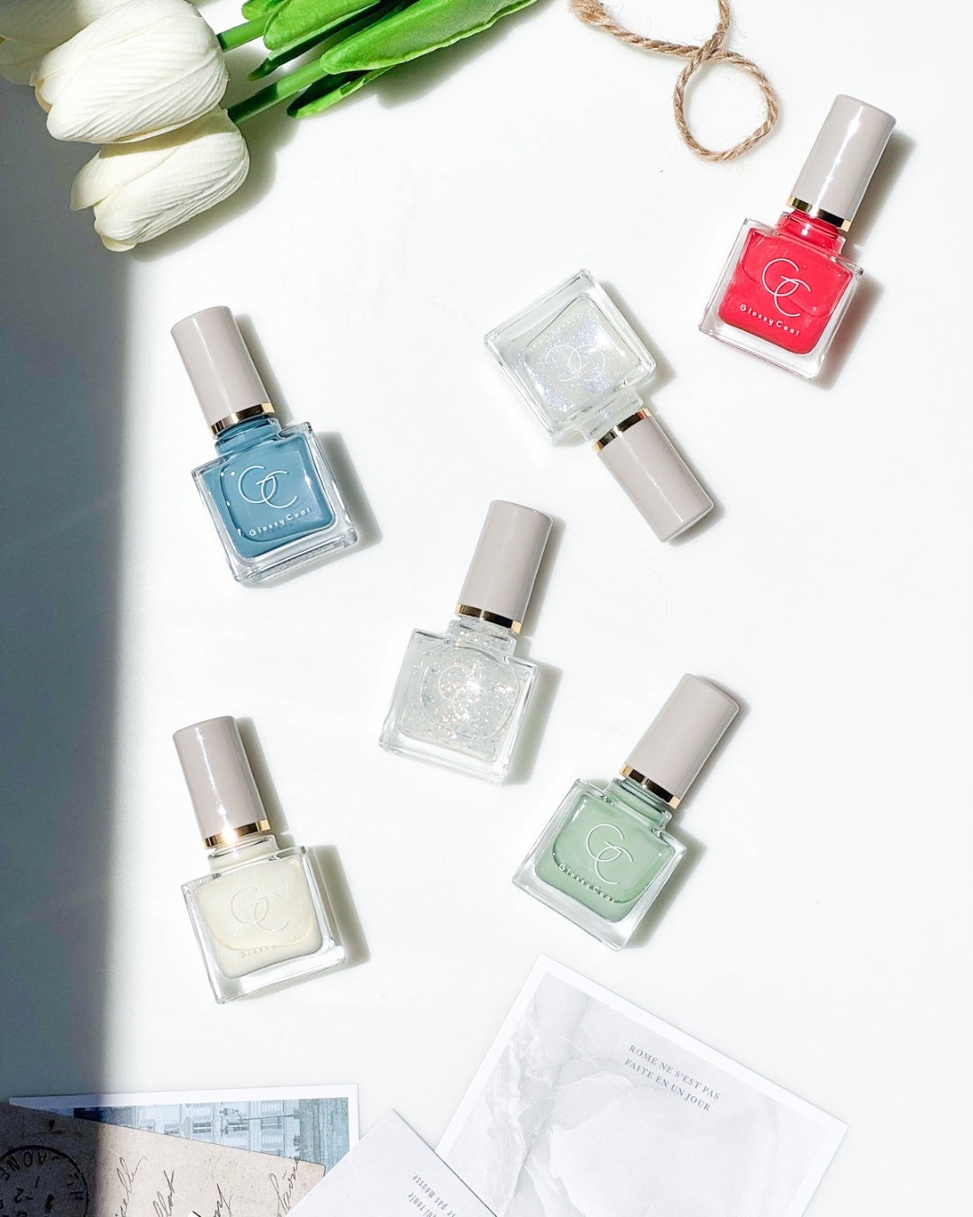 グロッシーコート/スキューズミー/オールインワンネイルを使ったクチコミ(3枚目)