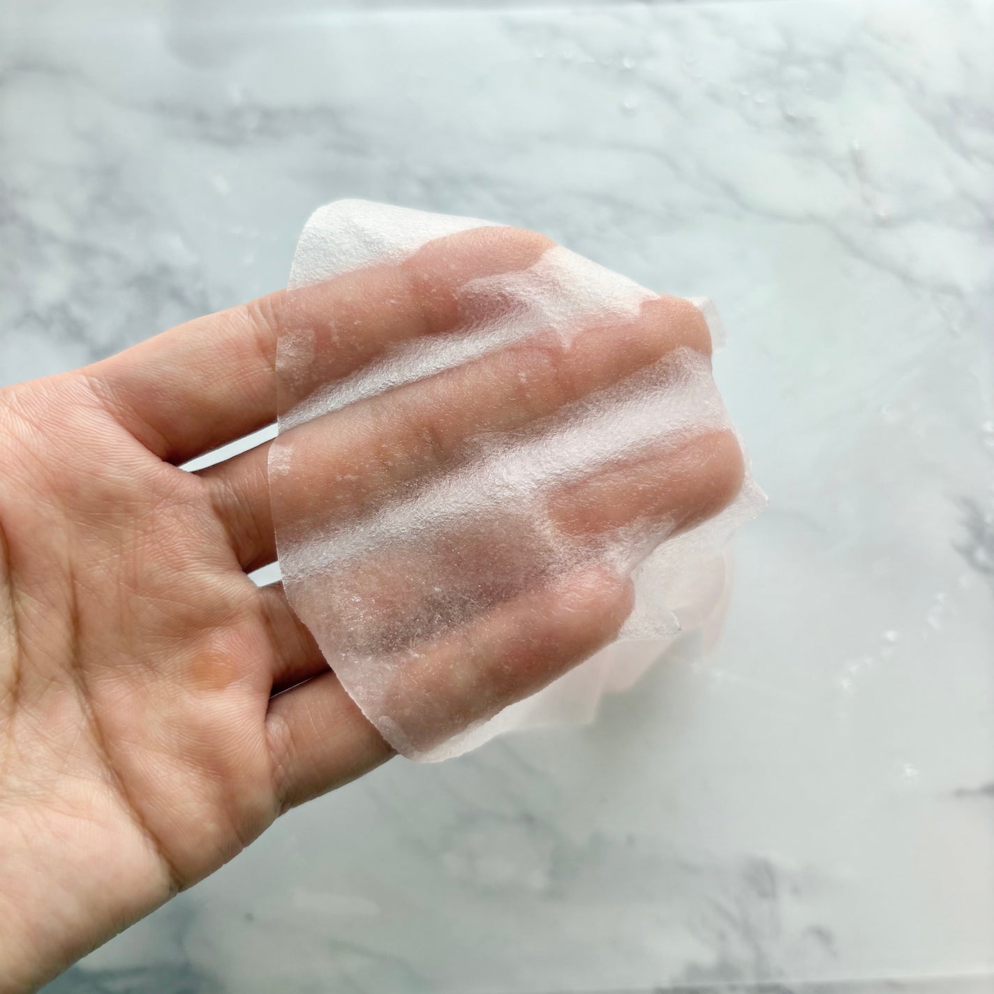 肌美精 カラーエッセンスマスク ピンク/肌美精/シートマスク・パックを使ったクチコミ(4枚目)