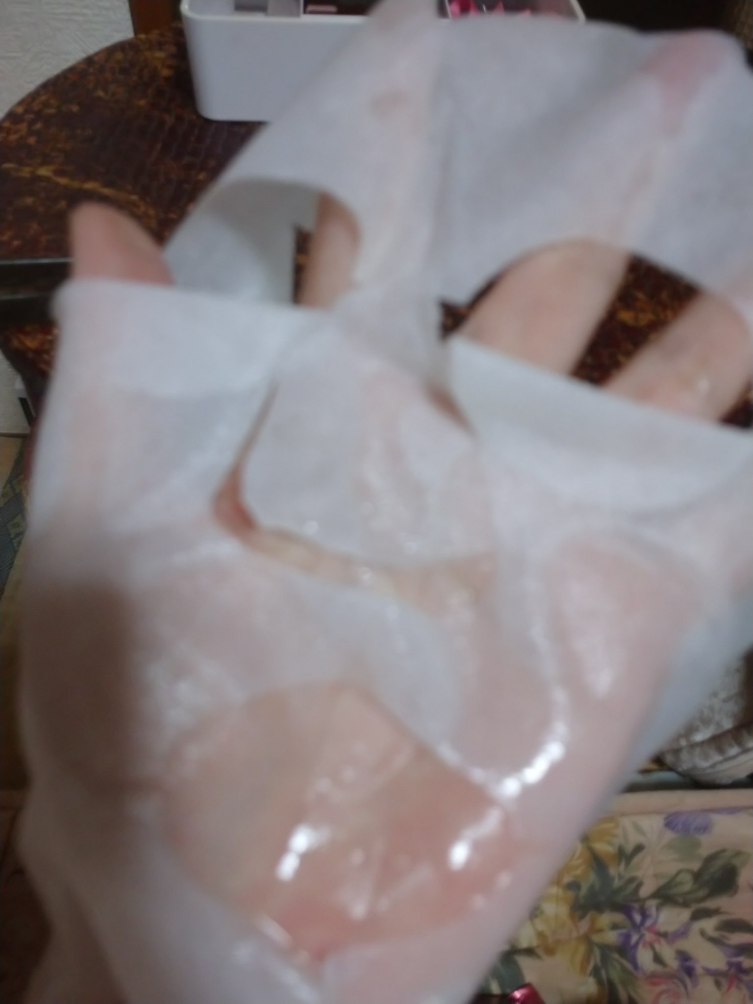 弾力ケアフェイシャルエッセンスマスク/MITOMO/シートマスク・パックを使ったクチコミ（3枚目）