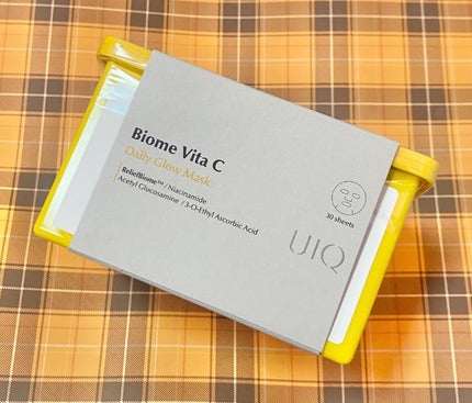 バイオームビタCグローデイリーシートマスク/UIQ/シートマスク・パックを使ったクチコミ(1枚目)