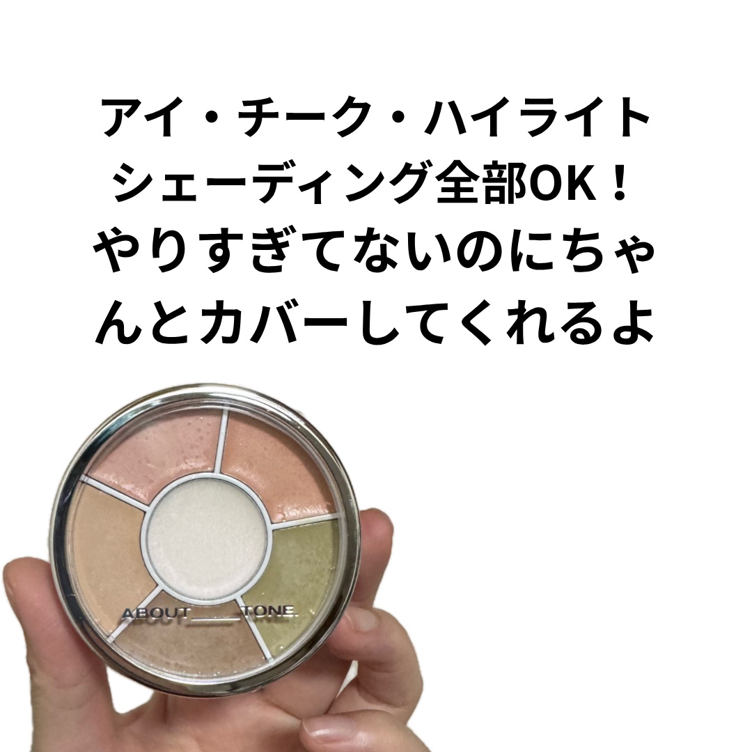 デザイニングマルチパレット/ABOUT TONE/パレットコンシーラーを使ったクチコミ（2枚目）