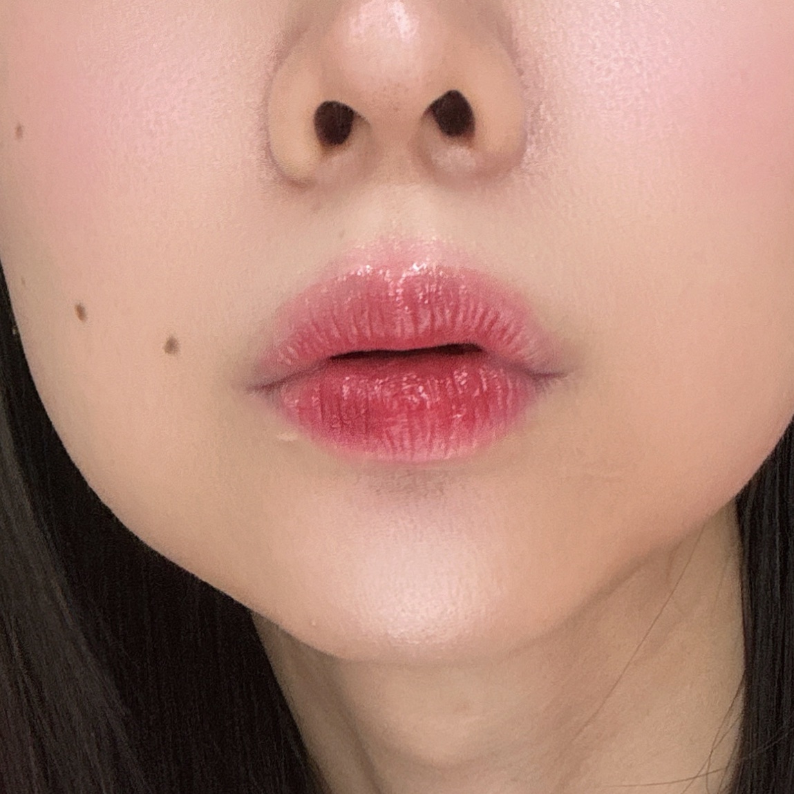 ジェルフィットティント/AMUSE/リップティントを使ったクチコミ（2枚目）