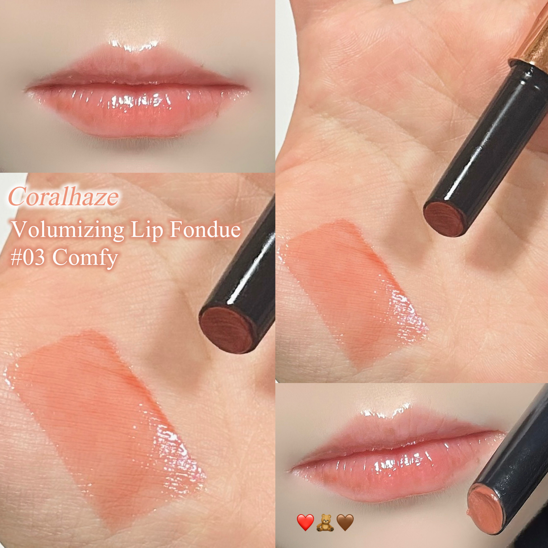 ボリューマイジングフォンデュリップ/Coralhaze/口紅を使ったクチコミ（1枚目）