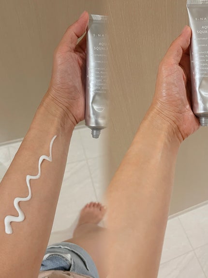 アクアスクワランモイスチャークリーム/S.NATURE/フェイスクリームを使ったクチコミ(2枚目)