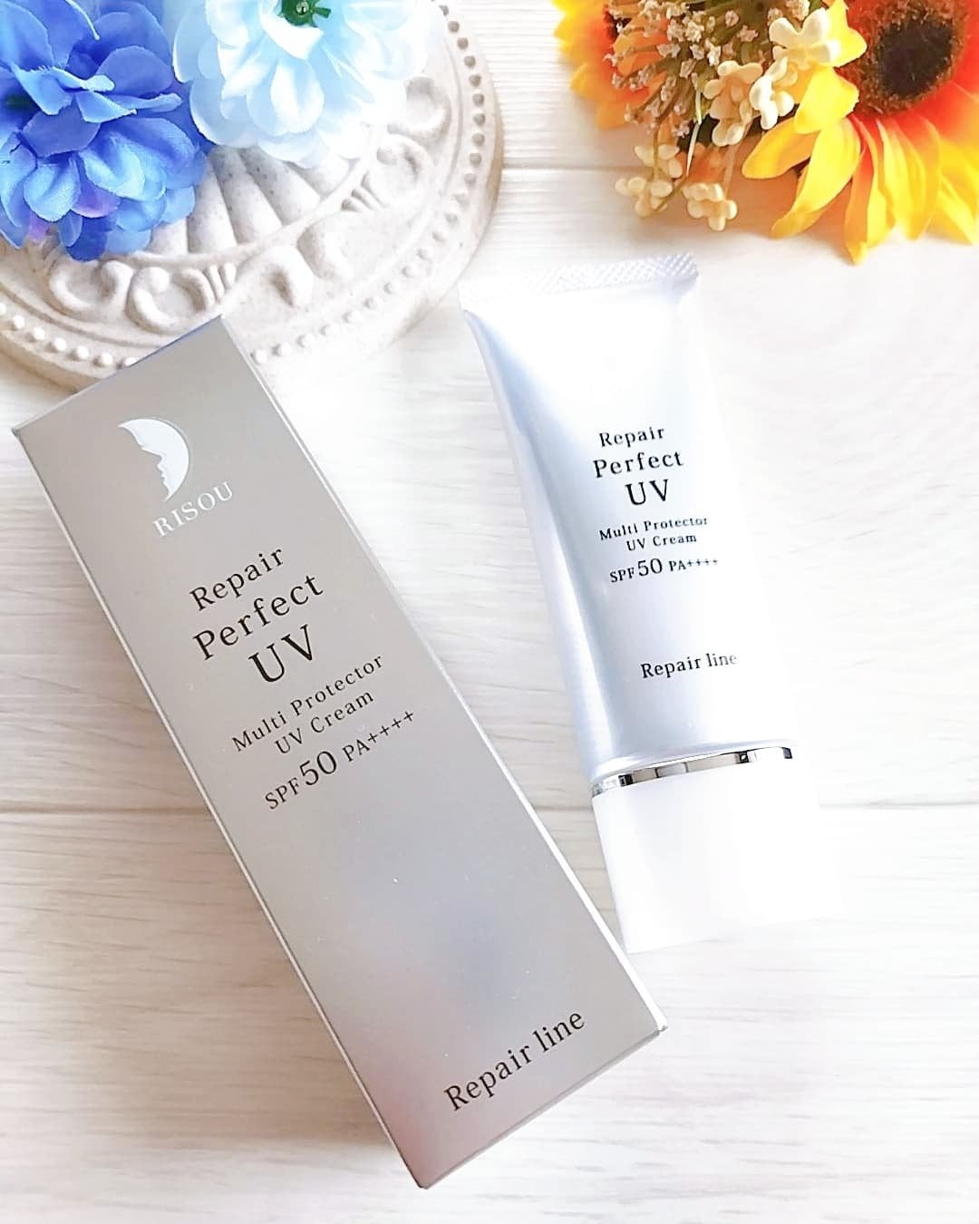 リソウ リペア パーフェクトUVクリーム/リソウコーポレーション/日焼け止めクリームを使ったクチコミ(5枚目)