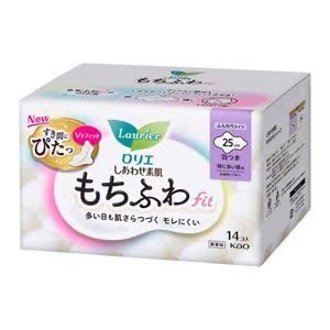ロリエ もちふわ fit 25cm 羽つき 14コ入 (医薬部外品 )/ロリエ/ナプキンを使ったクチコミ（2枚目）