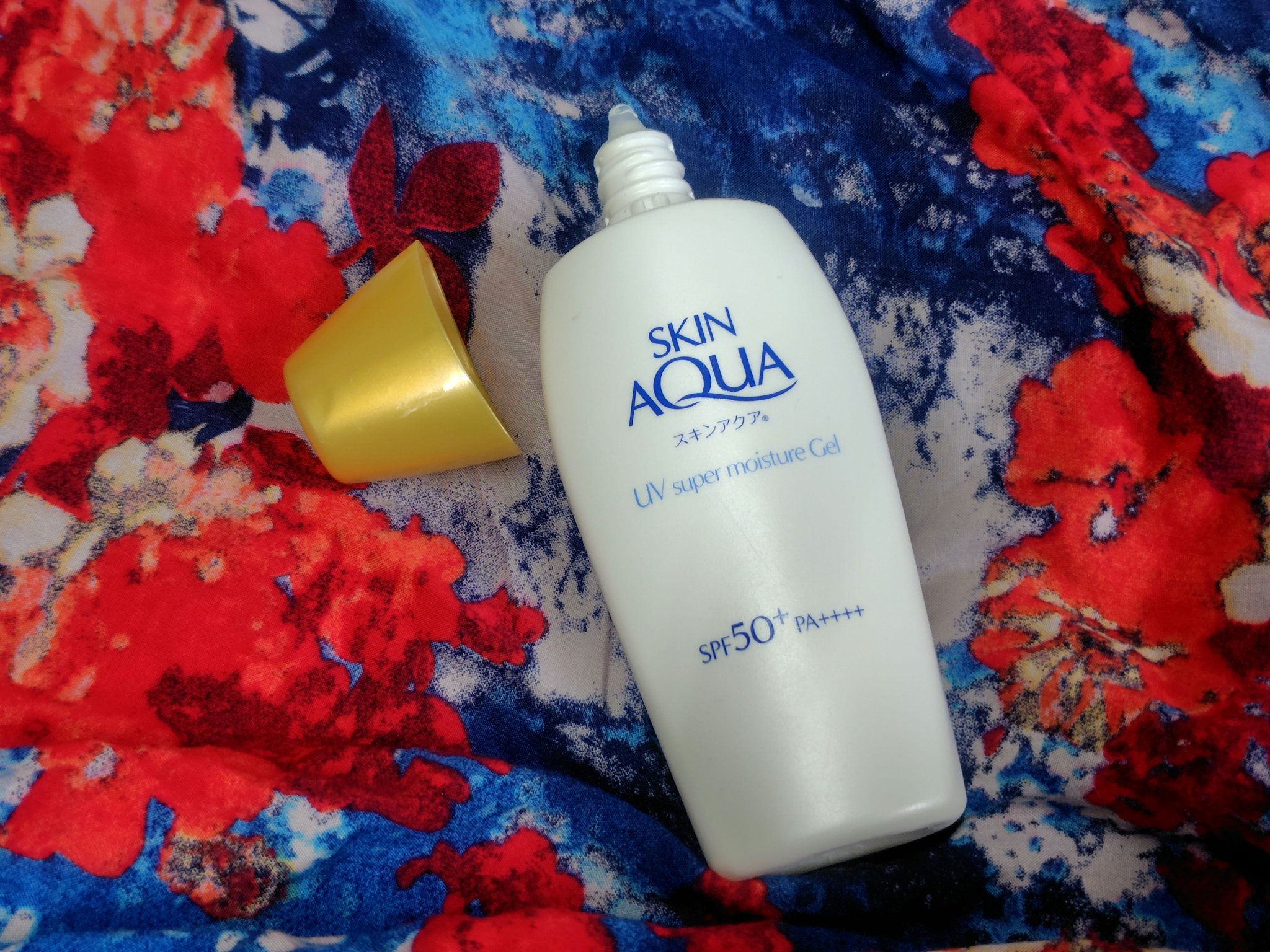 スキンアクア スーパーモイスチャージェル  110g【旧】/スキンアクア/日焼け止めジェルを使ったクチコミ（1枚目）