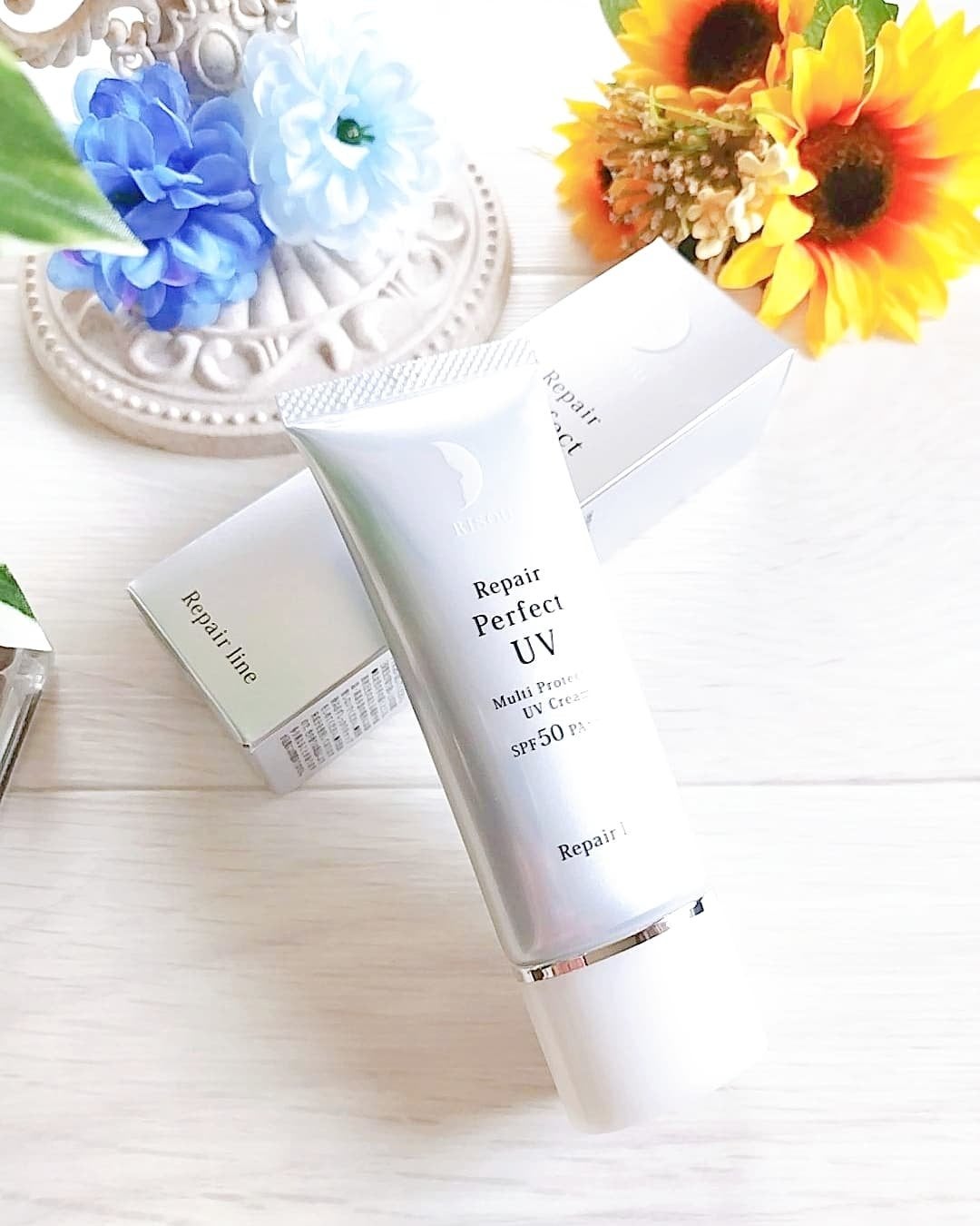 リソウ リペア パーフェクトUVクリーム/リソウコーポレーション/日焼け止めクリームを使ったクチコミ(1枚目)