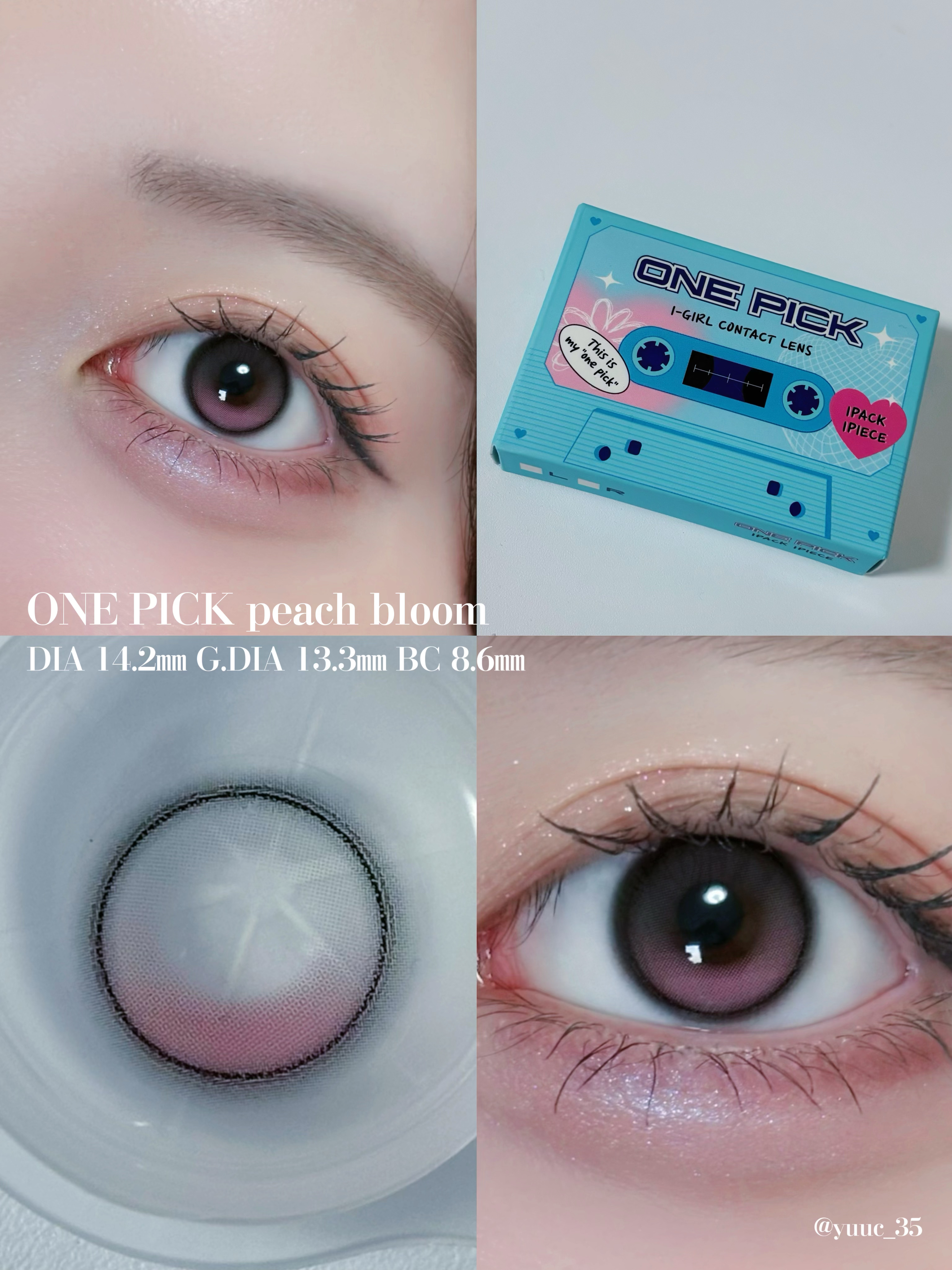 I-GIRL ONE PICK/蜜のレンズ/１ヶ月（１MONTH）カラコンを使ったクチコミ（2枚目）