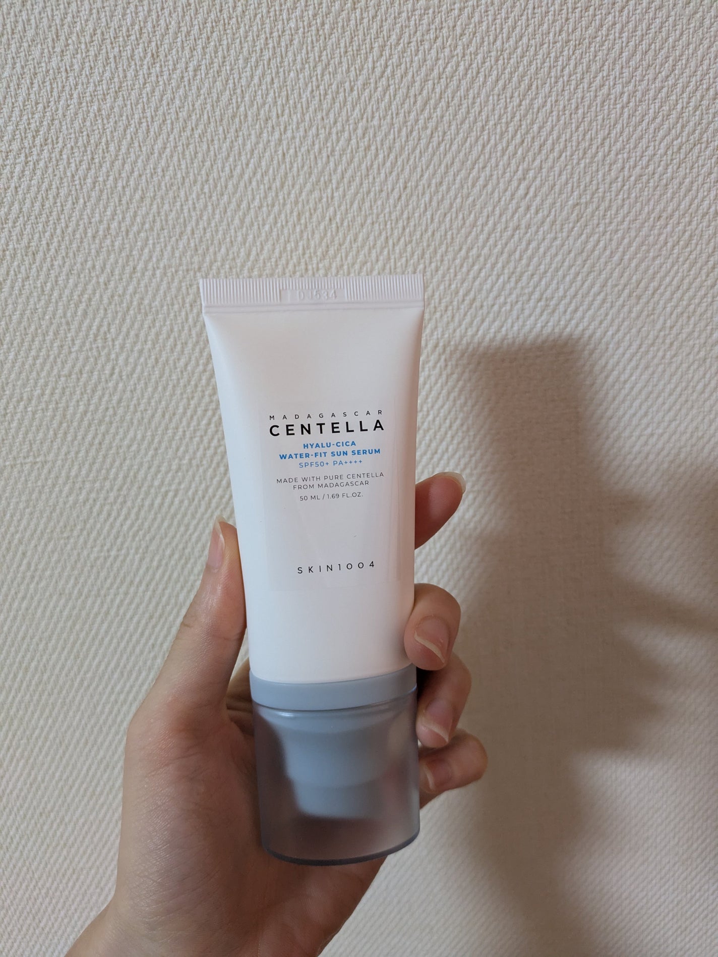 ヒアルーシカ ウォーターフィット サンセラム/SKIN1004/日焼け止めローションを使ったクチコミ(2枚目)
