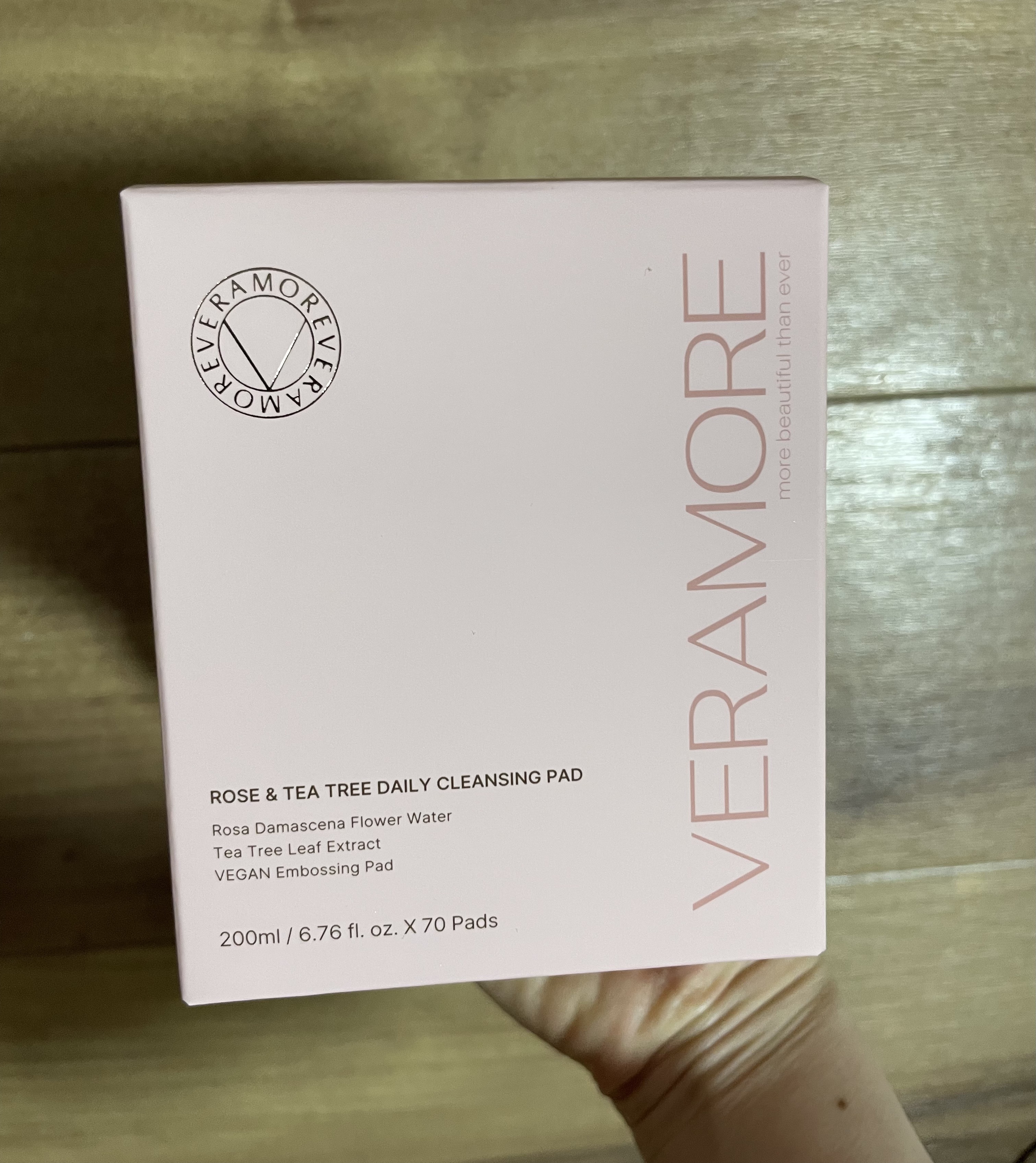 ローズ＆ティーツリークレンジングパッド/VERAMORE/クレンジングシートを使ったクチコミ（1枚目）