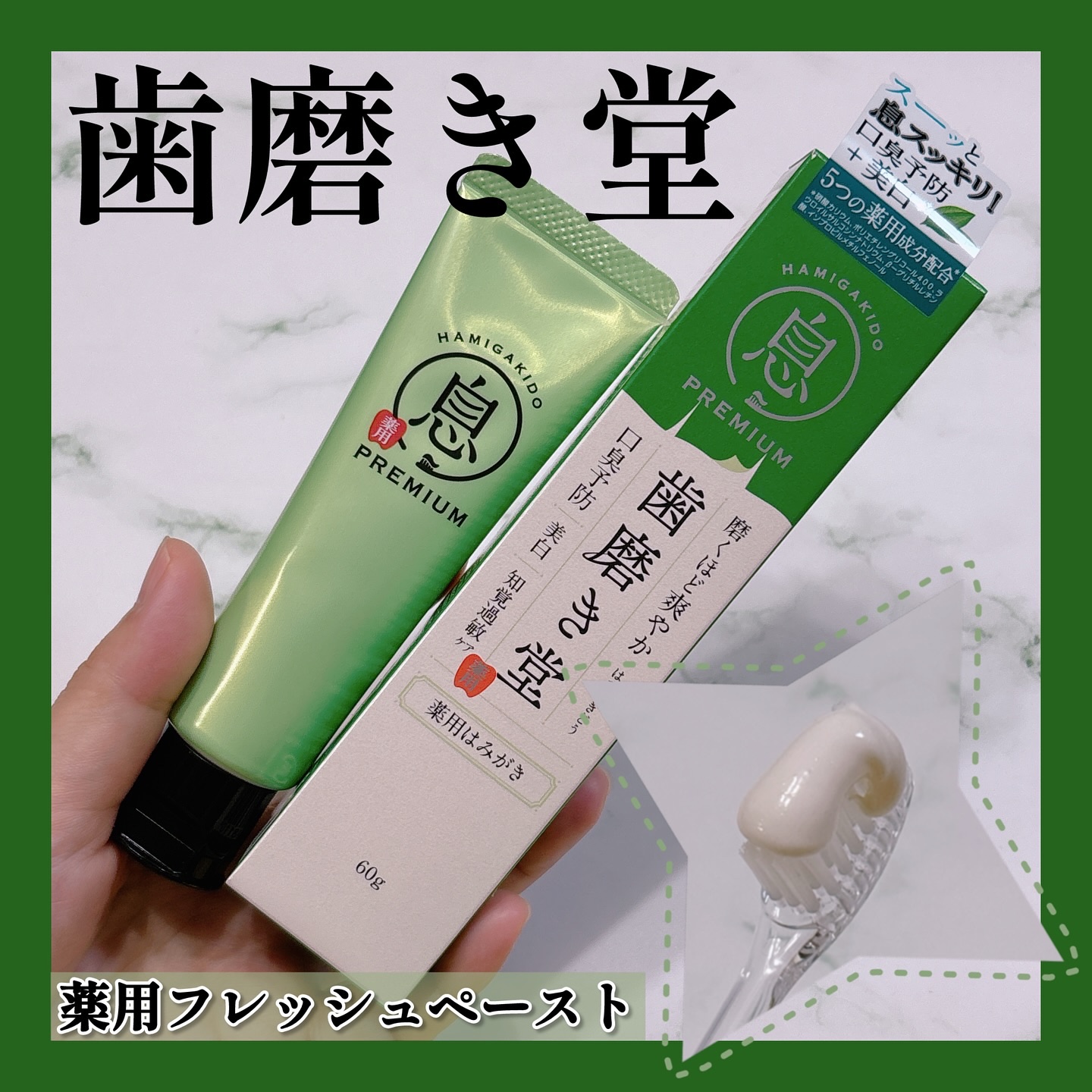 薬用フレッシュペースト【医薬部外品】/歯磨き堂/歯磨き粉を使ったクチコミ（1枚目）