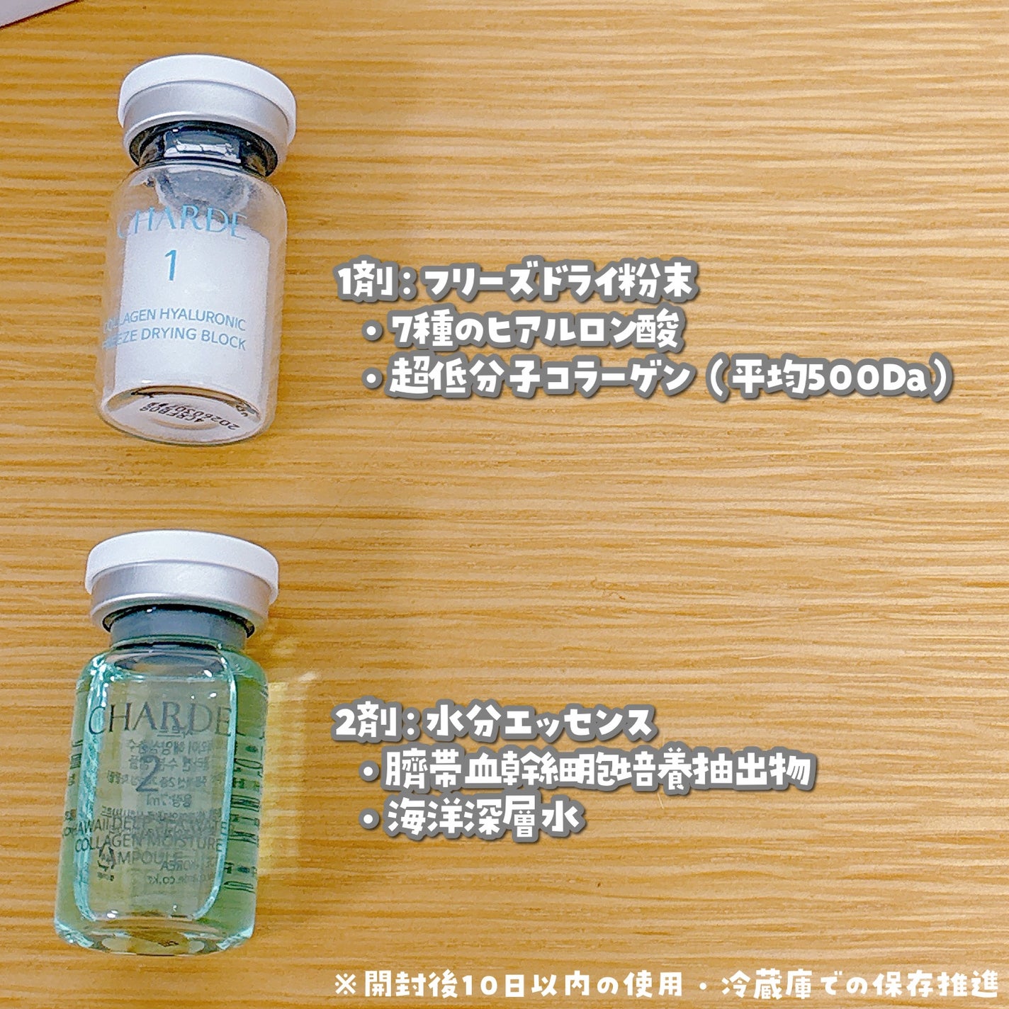 クラウドアンプル 1week キット/CHARDE/美容液を使ったクチコミ(3枚目)