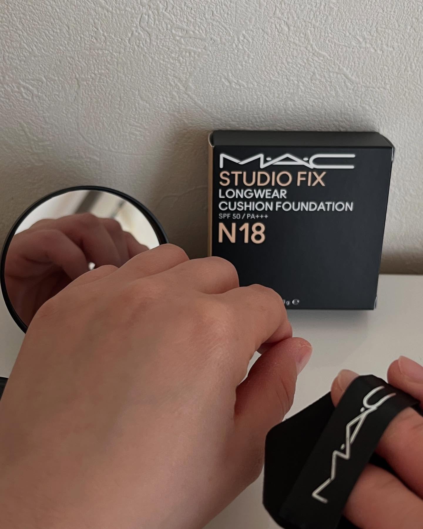スタジオ フィックス ロングウエア クッション ファンデーション SPF 50 N18/M・A・C/クッションファンデーションを使ったクチコミ（2枚目）
