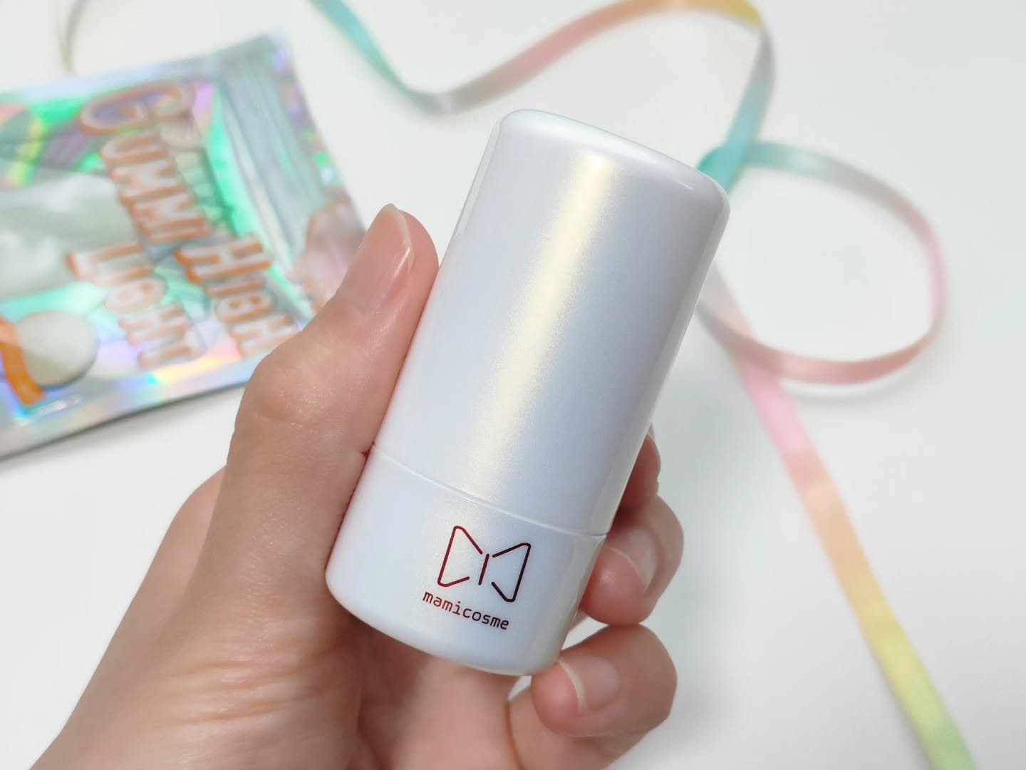 グミハイライト/mamicosme/スティックハイライトを使ったクチコミ（2枚目）