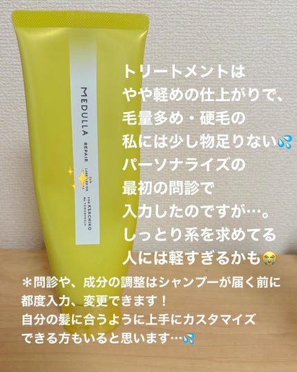 SHAMPOO & REPAIR/MEDULLA/市販シャンプーを使ったクチコミ(3枚目)
