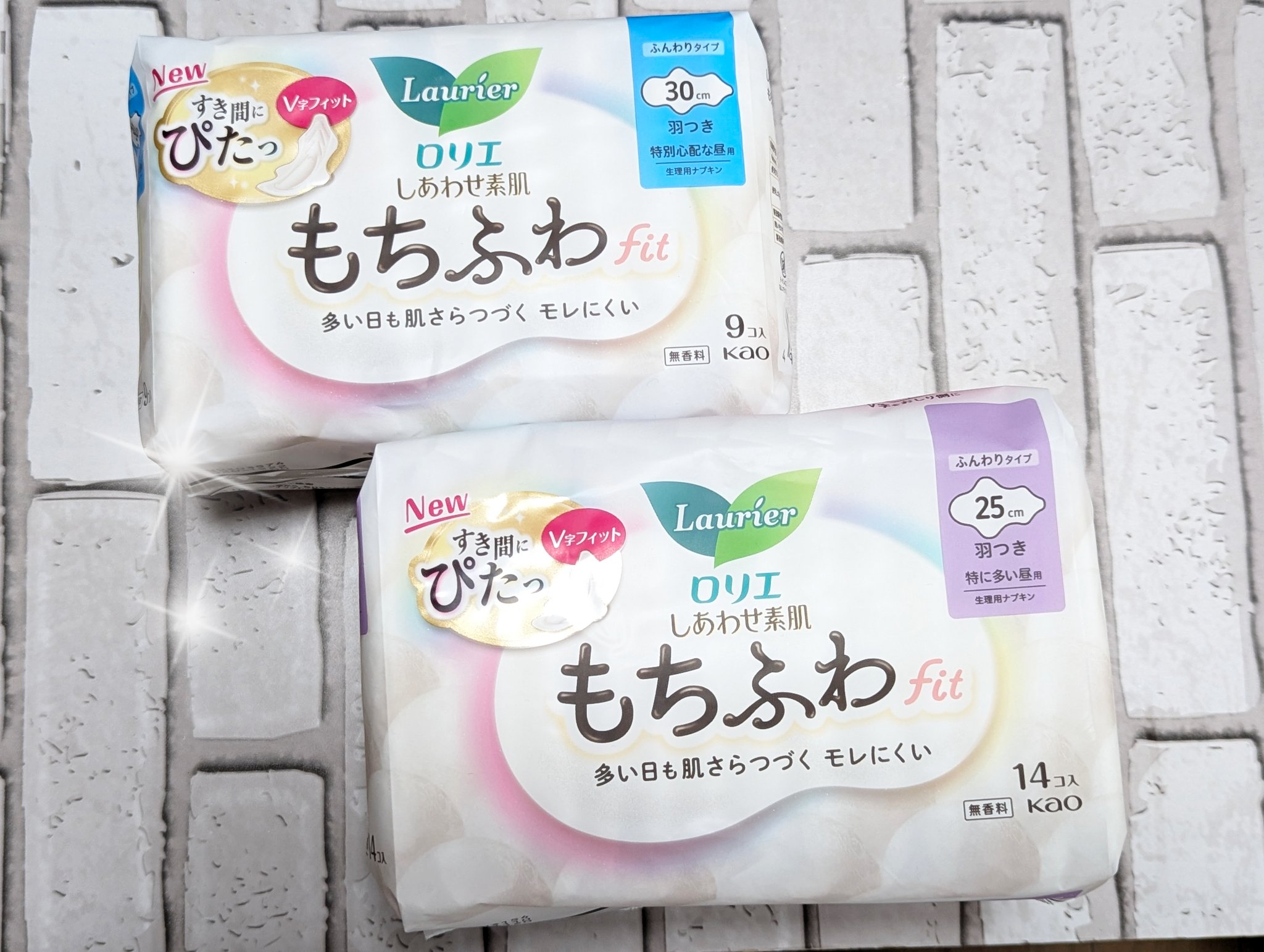 ロリエ もちふわ fit 25cm 羽つき 14コ入 (医薬部外品 )/ロリエ/ナプキンを使ったクチコミ（1枚目）