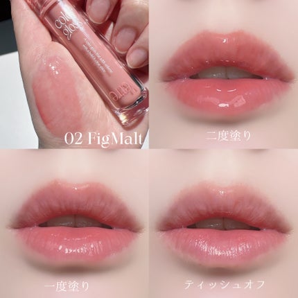 ベールカラーグロス/too cool for school/リップグロスを使ったクチコミ(5枚目)