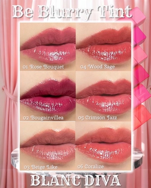 ビーブラリーティント/BLANCDIVA/リップティントを使ったクチコミ(4枚目)