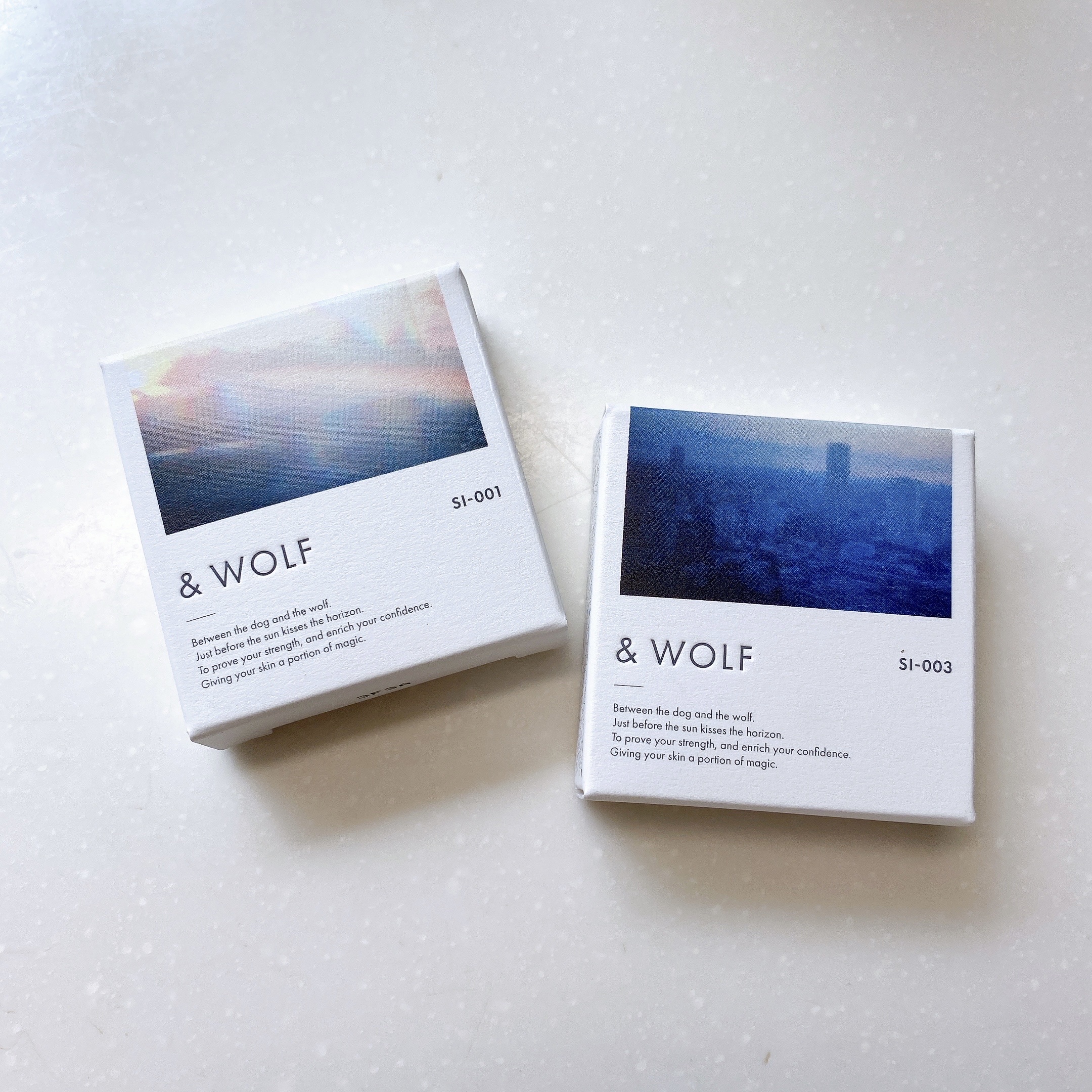 & WOLF シマーヌードイルミネーターのクチコミ「\& WOLF シマーヌードイルミネーター/

001 bloom

003 luna

チー.....」（1枚目）