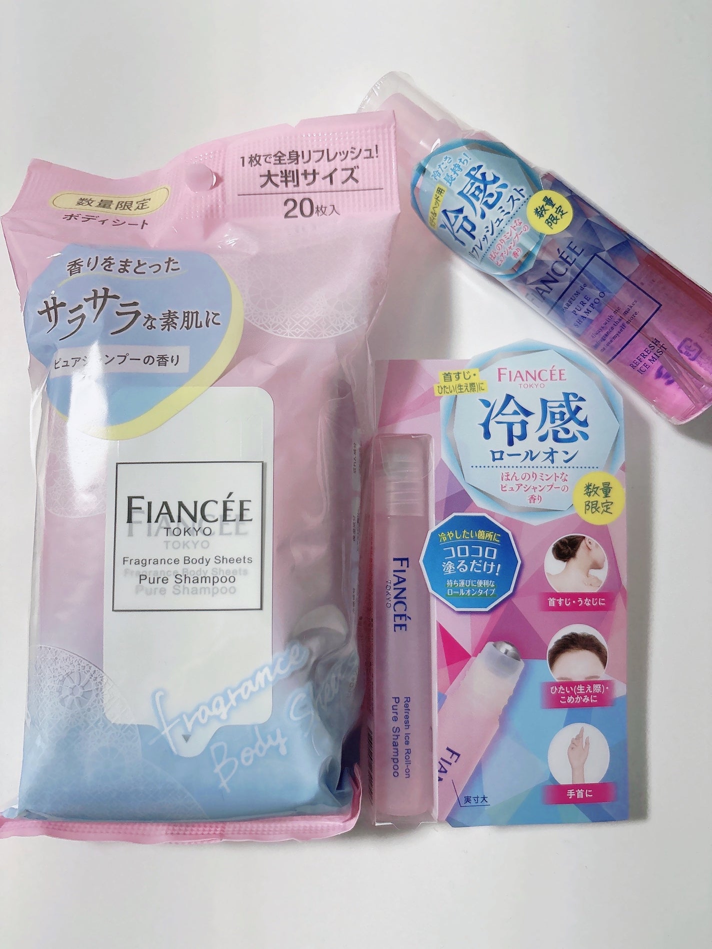 フレグランスボディシート ピュアシャンプーの香り/フィアンセ/ボディシートを使ったクチコミ(1枚目)