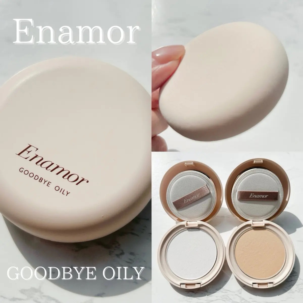 グッバイオイリー 01.クリア/Enamor/プレストパウダーを使ったクチコミ（1枚目）