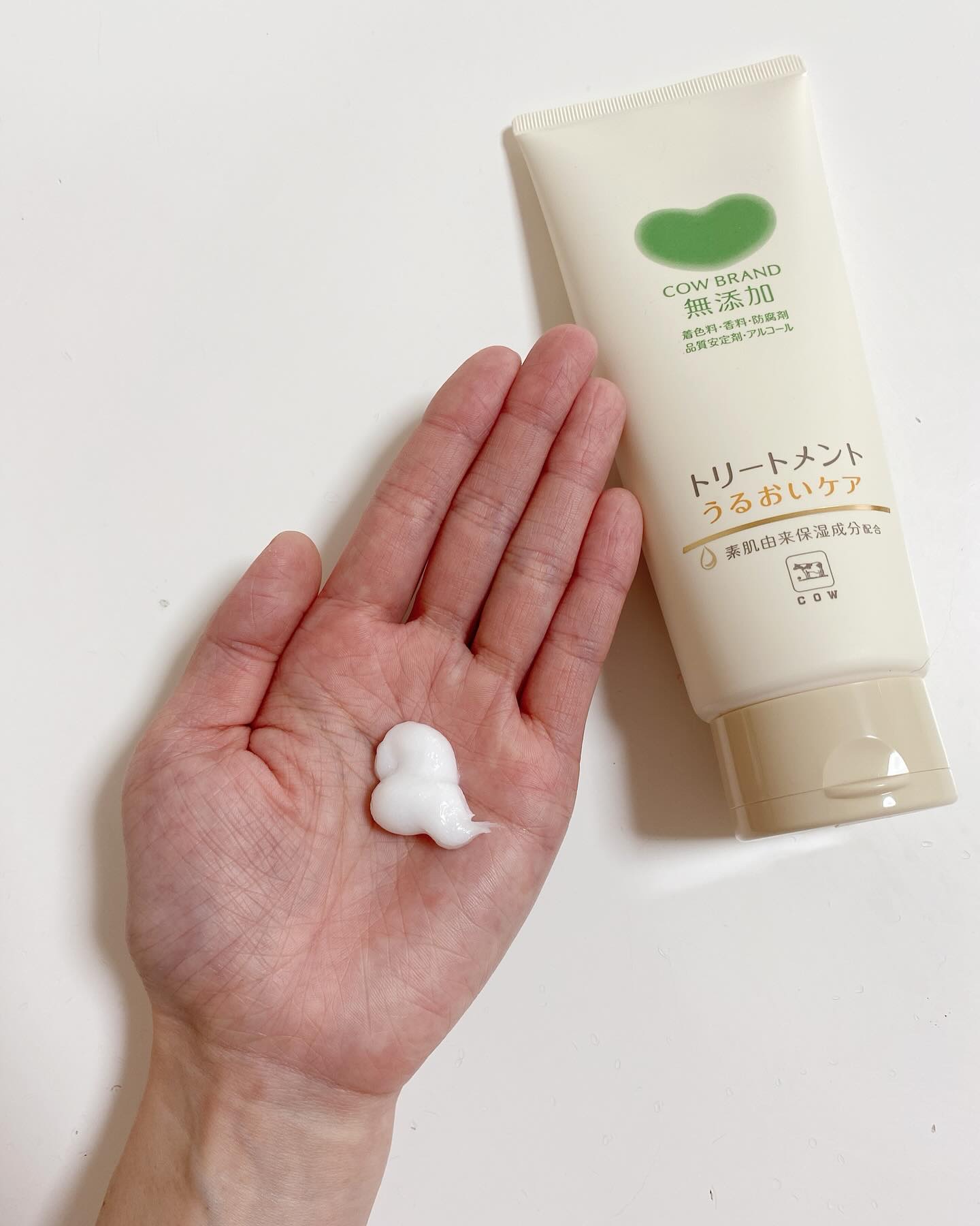 シャンプー／トリートメント ＜うるおいケア＞/カウブランド無添加/市販シャンプーを使ったクチコミ（3枚目）