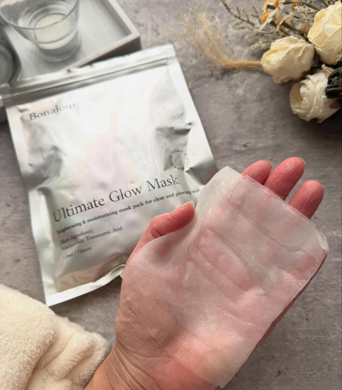 ボナジュール アルティメイトグロウマスク/Bonajour/シートマスク・パックを使ったクチコミ(3枚目)