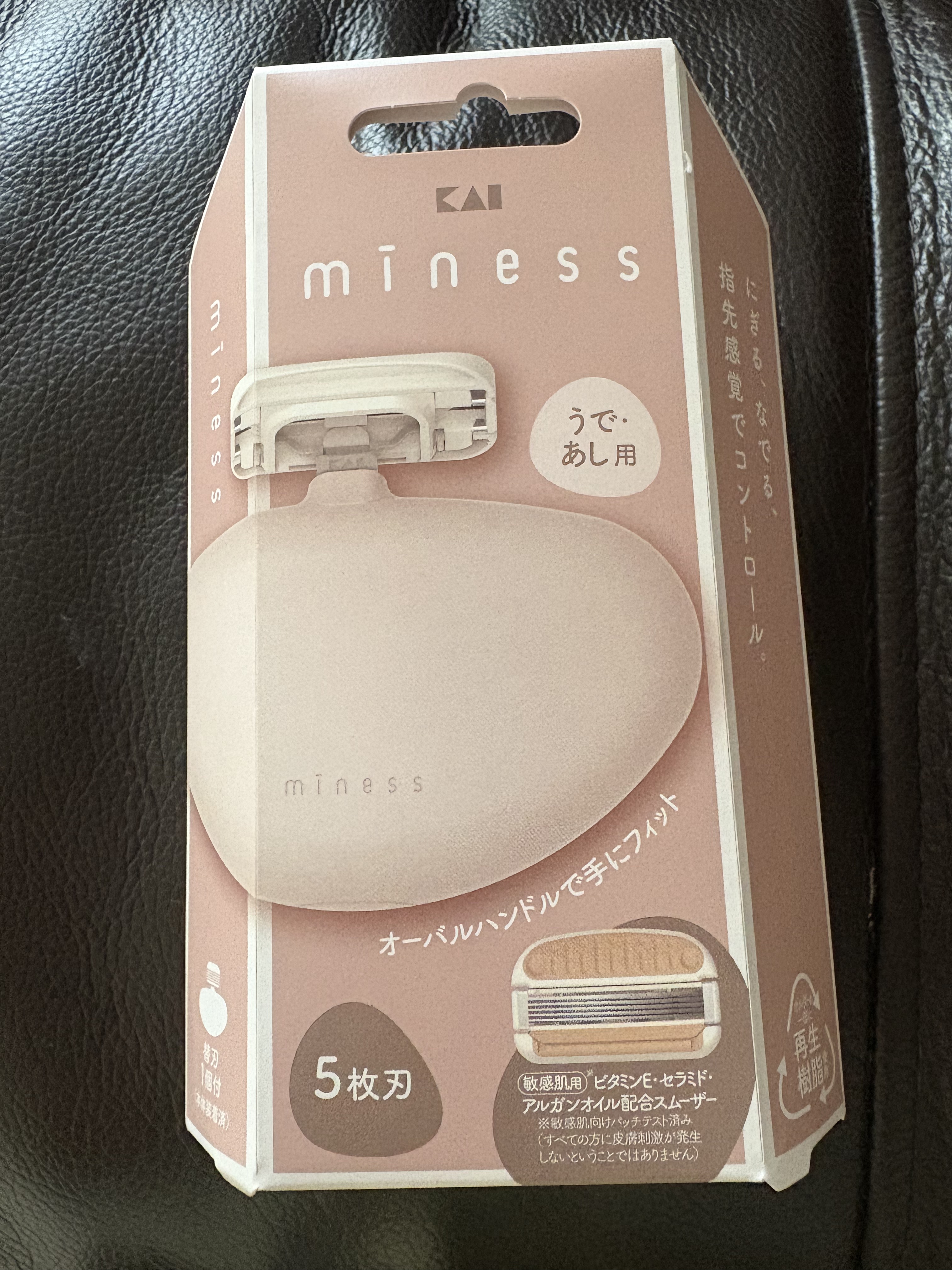 miness うで・あし用カミソリ/貝印/シェーバーを使ったクチコミ（1枚目）