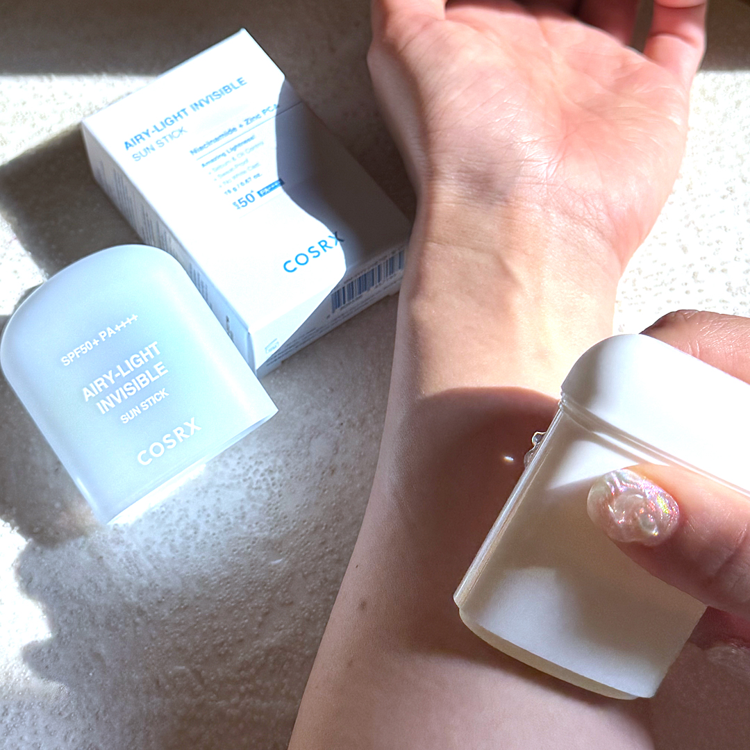 エアリーライト 透明UVスティック/COSRX/日焼け止めスティックを使ったクチコミ（3枚目）