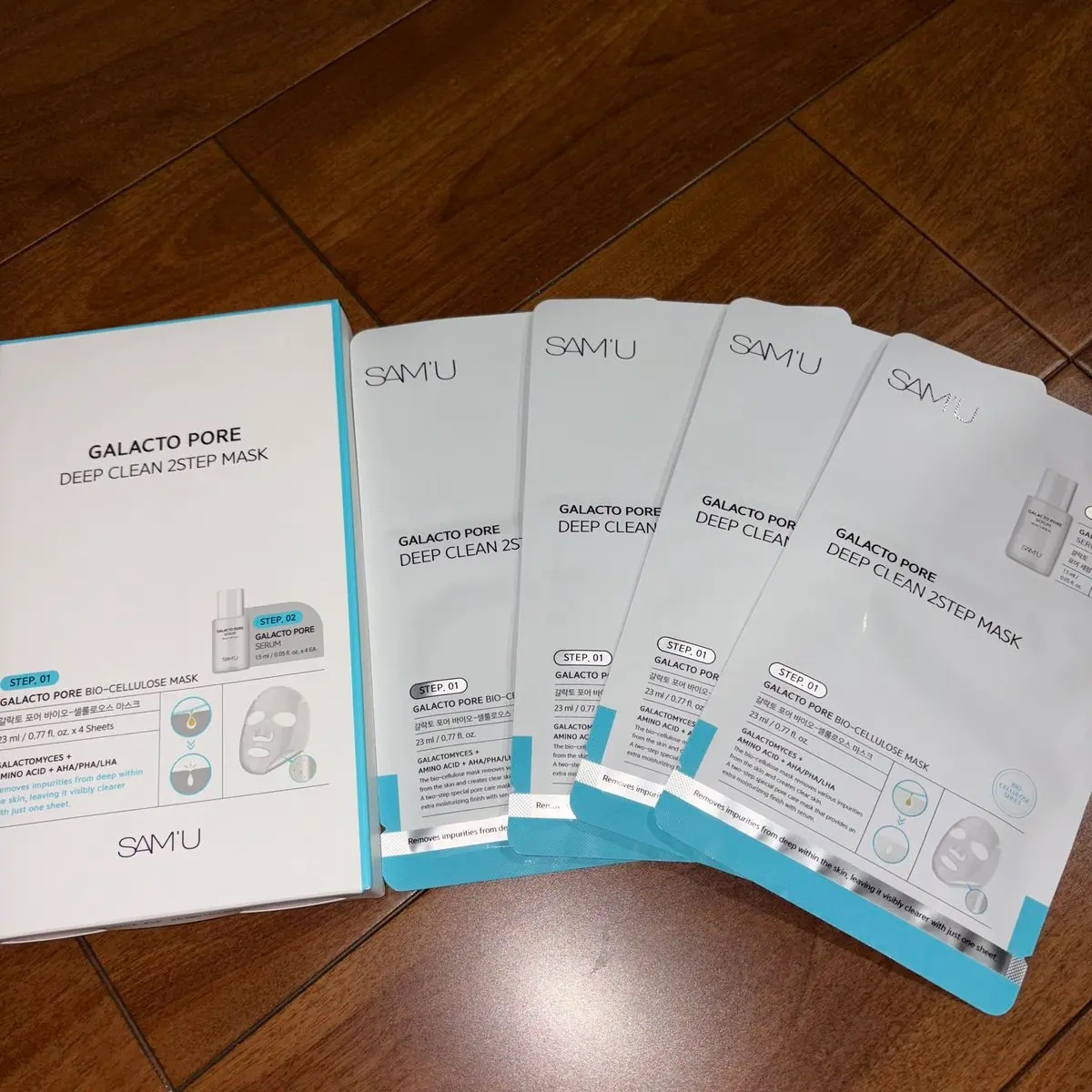 サミュ ガラクトポア ディープクリーン 2ステップマスク/SAM'U/シートマスク・パックを使ったクチコミ（1枚目）